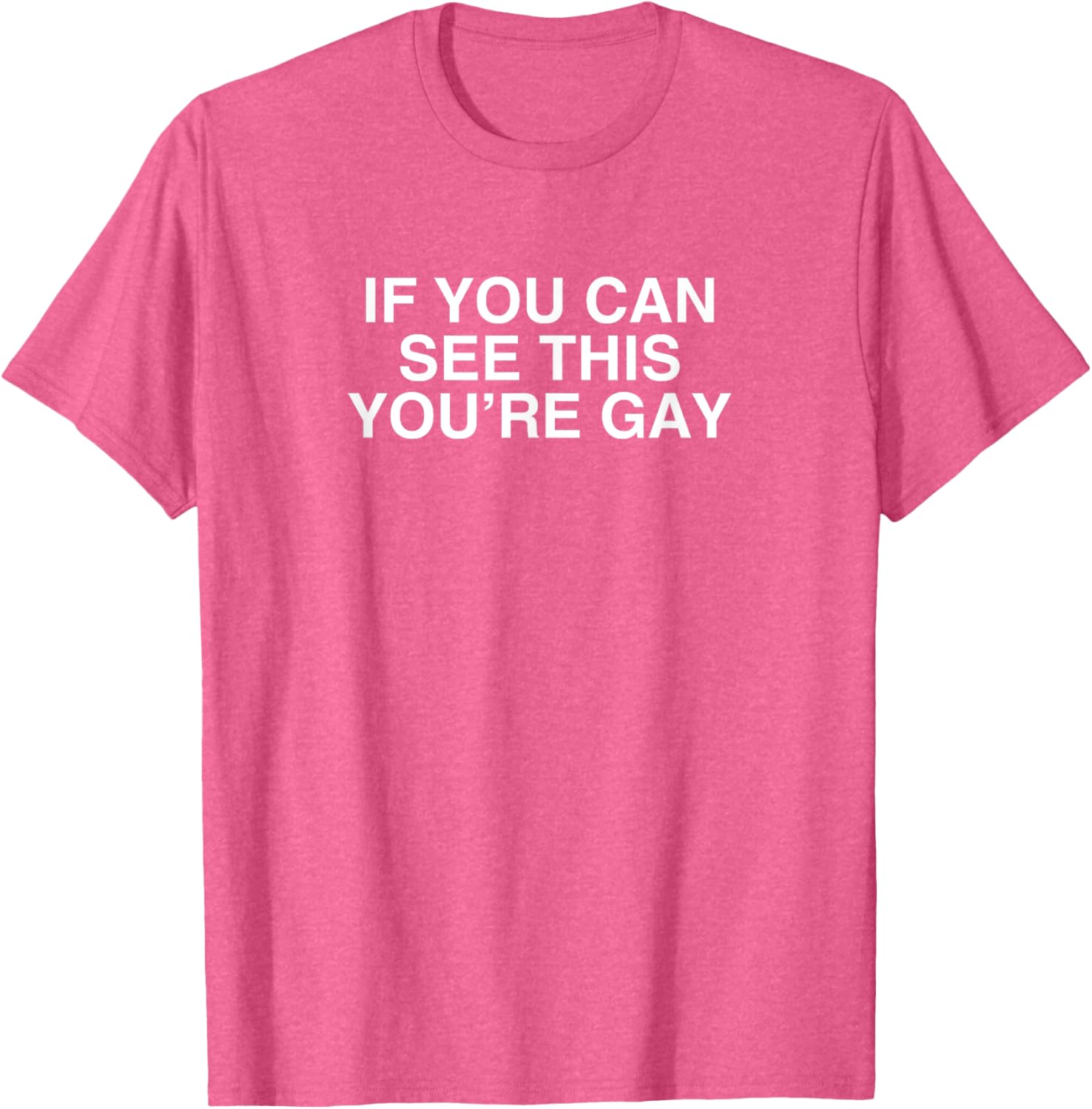 Funny Gay Pride Meme T-Shirt If You Can See This You're Gay LGBT Apparel - 1