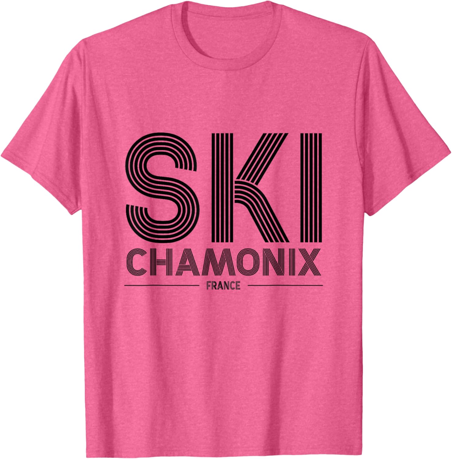 Chamonix Ski Resort T-Shirt for Ski Lovers in the French Alps - 13