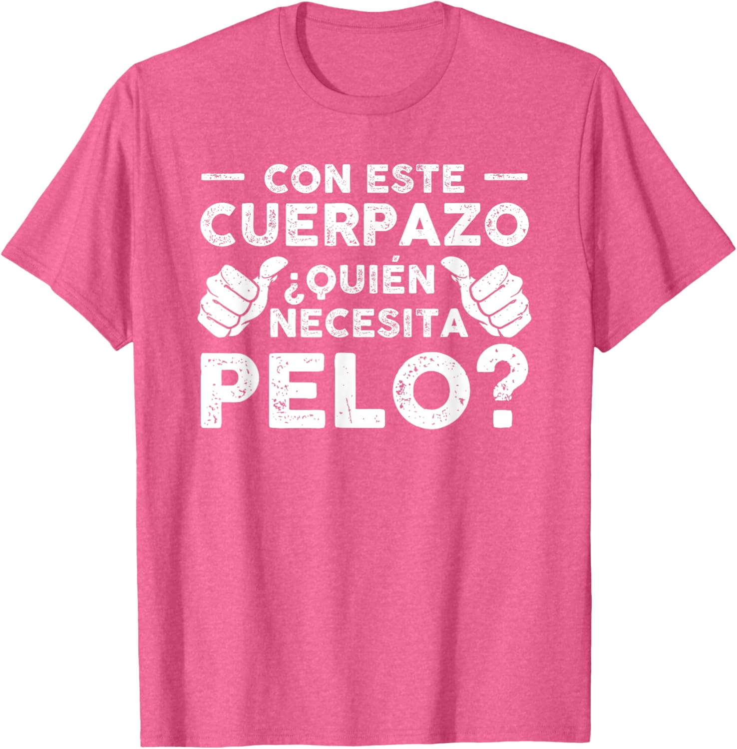 Funny Gift T-Shirt for Bald Friends with Cool Hair Design - 3