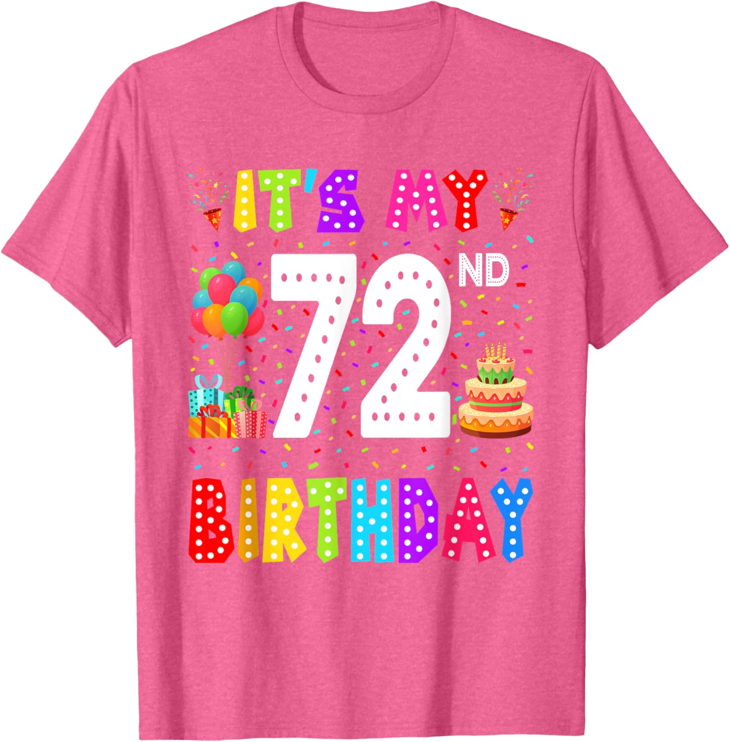 Funny 72nd Birthday T-Shirt for Men and Women - Perfect Gift Idea - 14