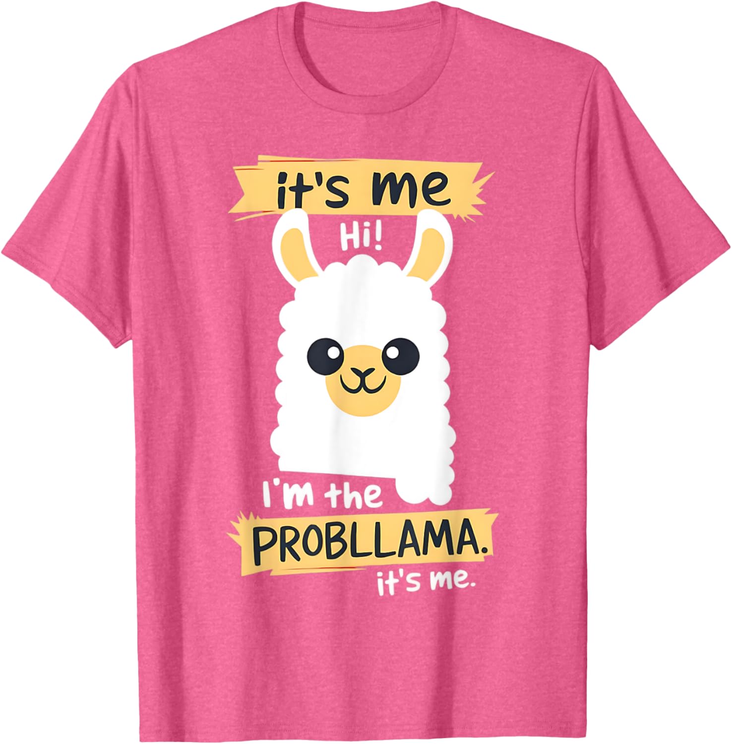 Funny Probllama Llama Pun T-Shirt for Animal Lovers and Humor Fans - 14