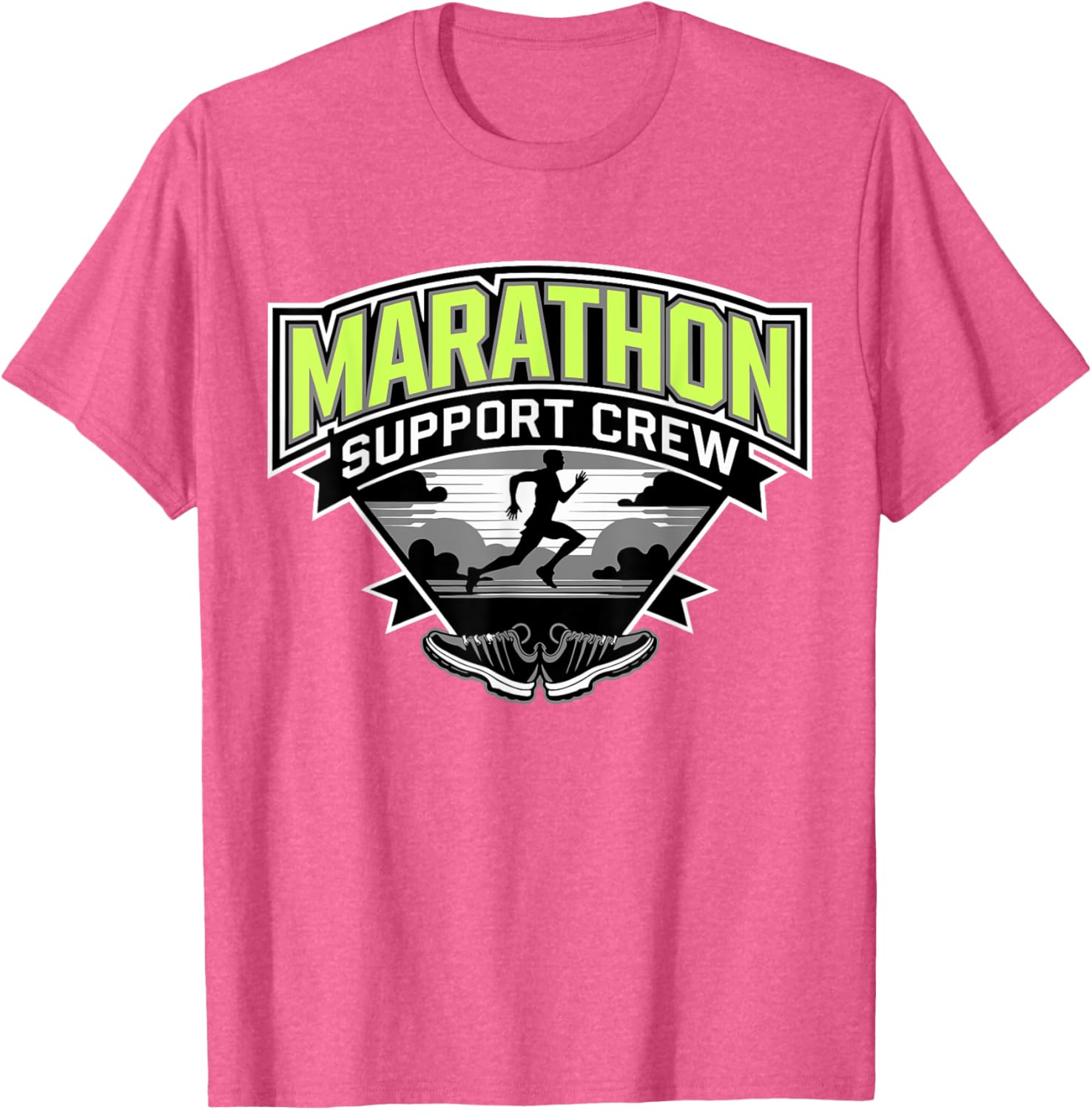 Funny Marathon Support Crew T-Shirt for Men and Women, Perfect Gift - 20
