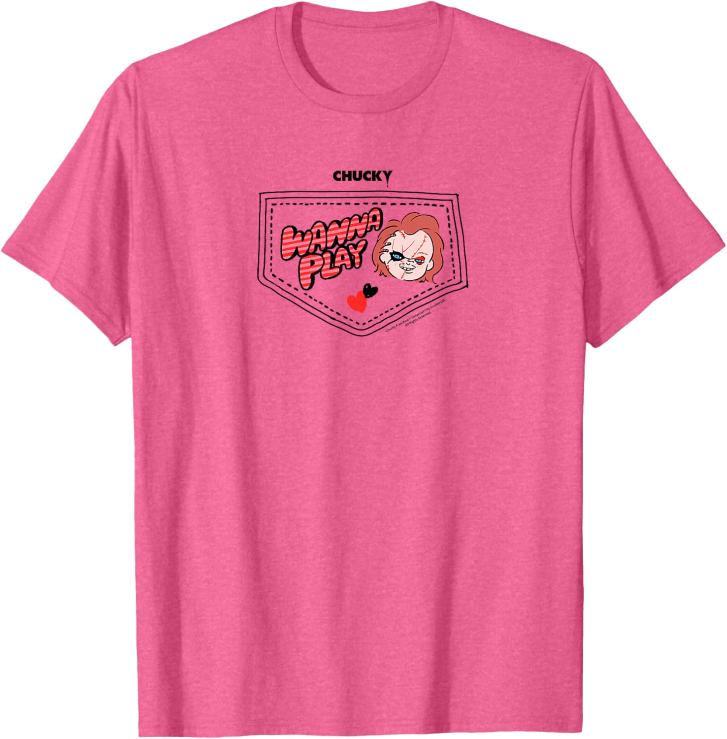Chucky Wanna Play Faux Pocket T-Shirt for Trendy Kids' Fashion - 21