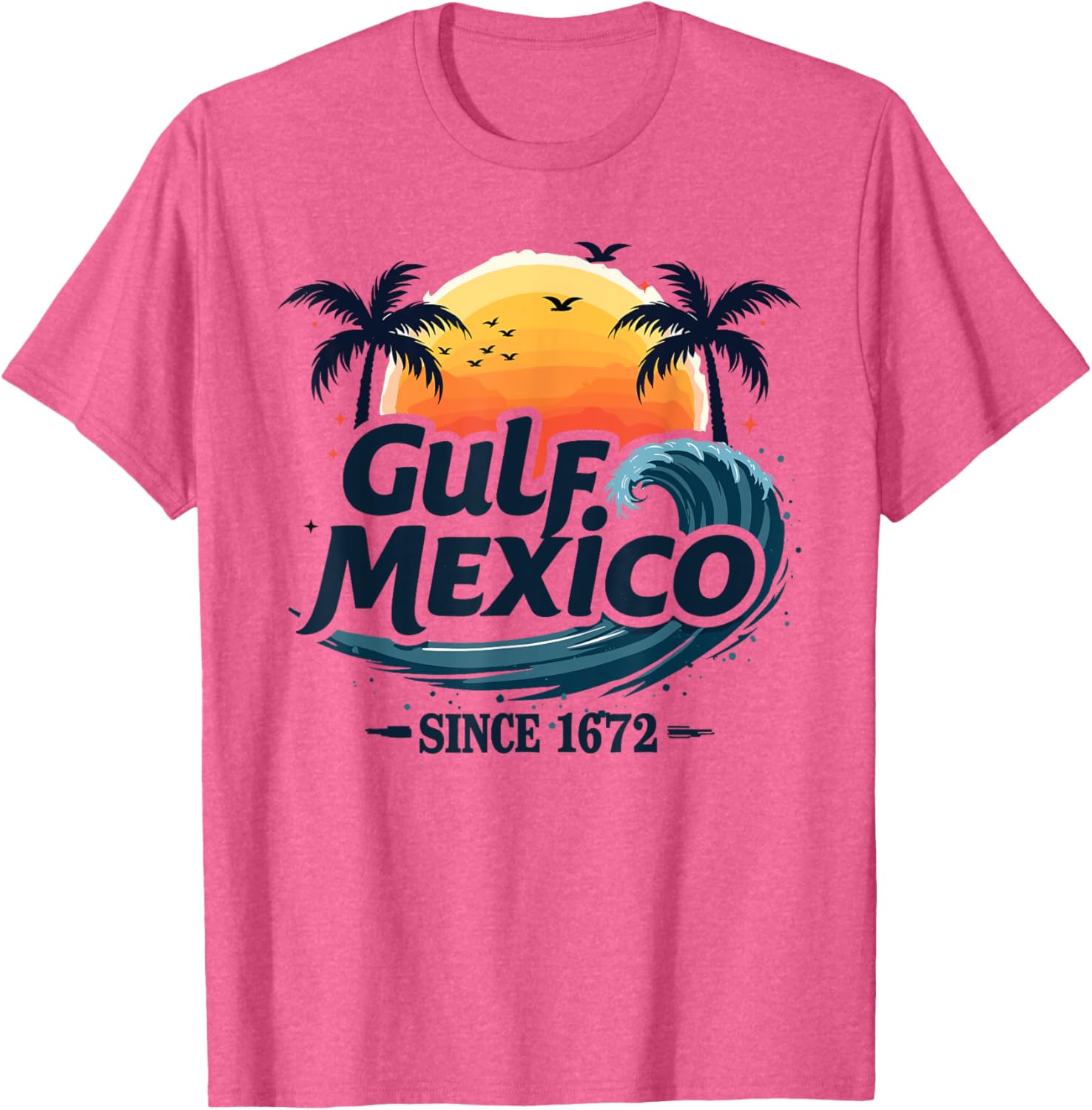 Gulf of Mexico Forever Chill T-Shirt for Comfortable Beach Vibes - 3