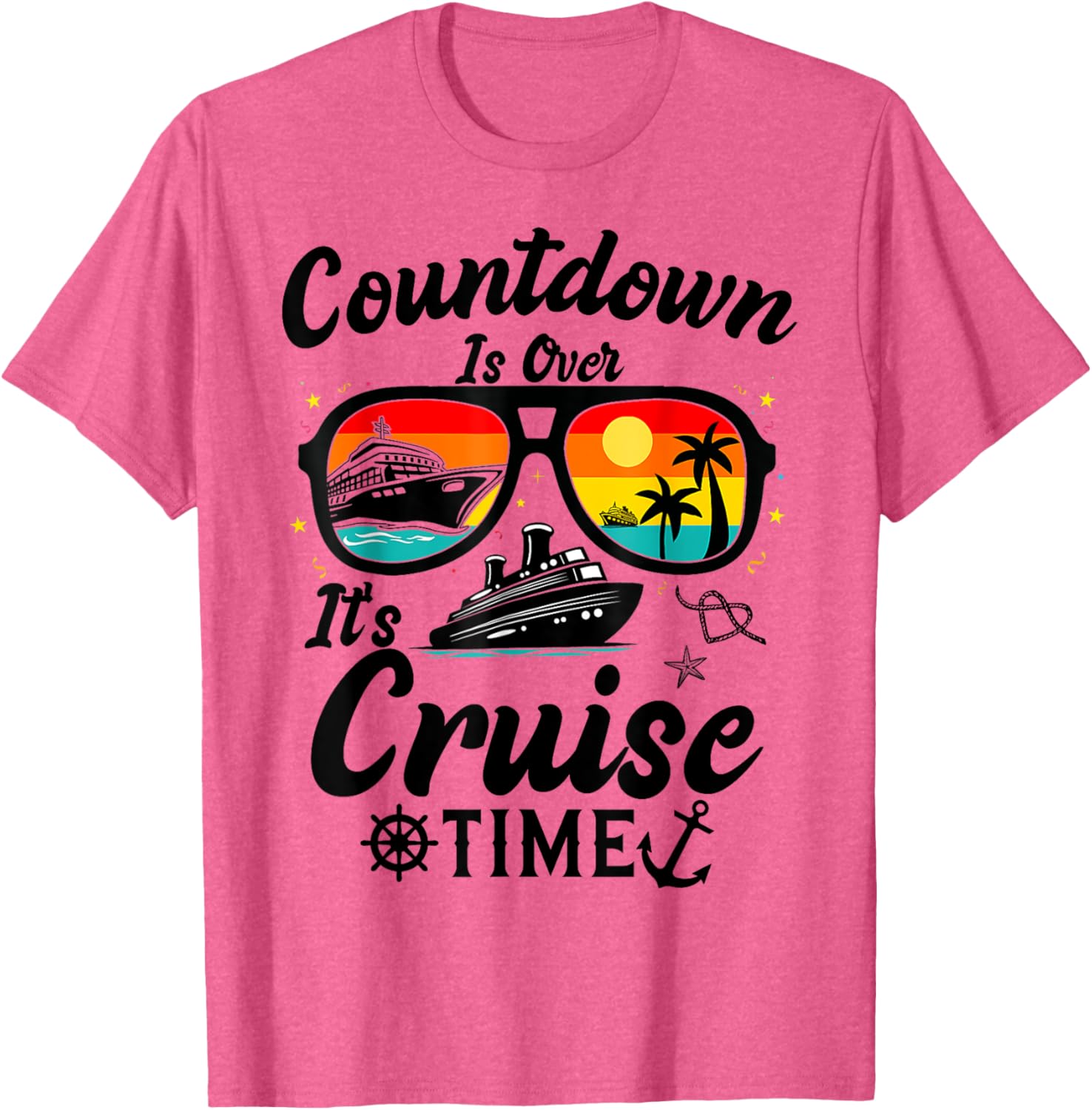 Cruise Time Countdown T-Shirt for Men and Women - Fun Vacation Apparel - 8