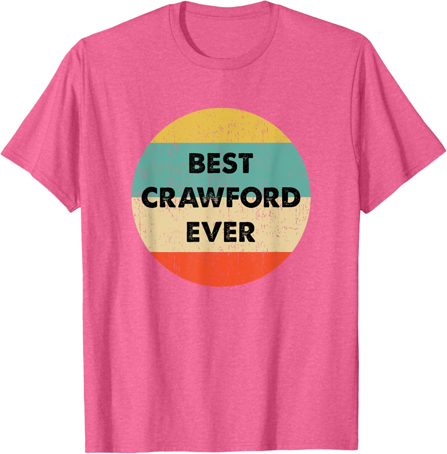 Crawford Personalized T-Shirt for Men and Women - Stylish Name Apparel - 27