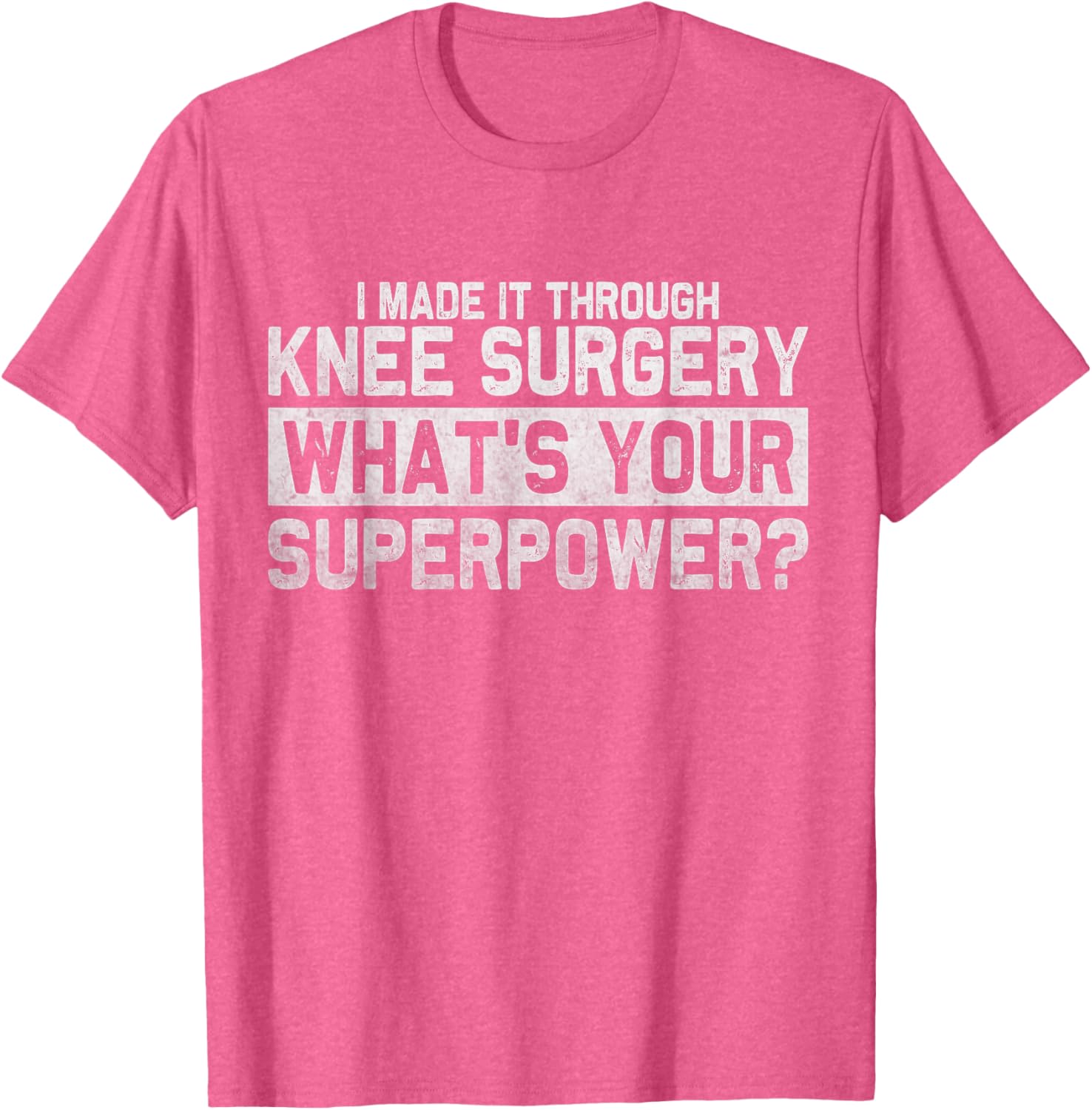 Funny Knee Replacement Recovery T-Shirt for Broken Knee Surgery Recovery - 16