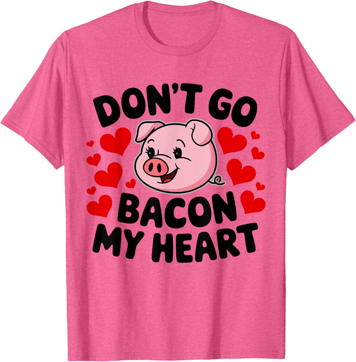 Cute Couples Valentine's T-Shirt Don't Go Bacon My Heart Edition - 9