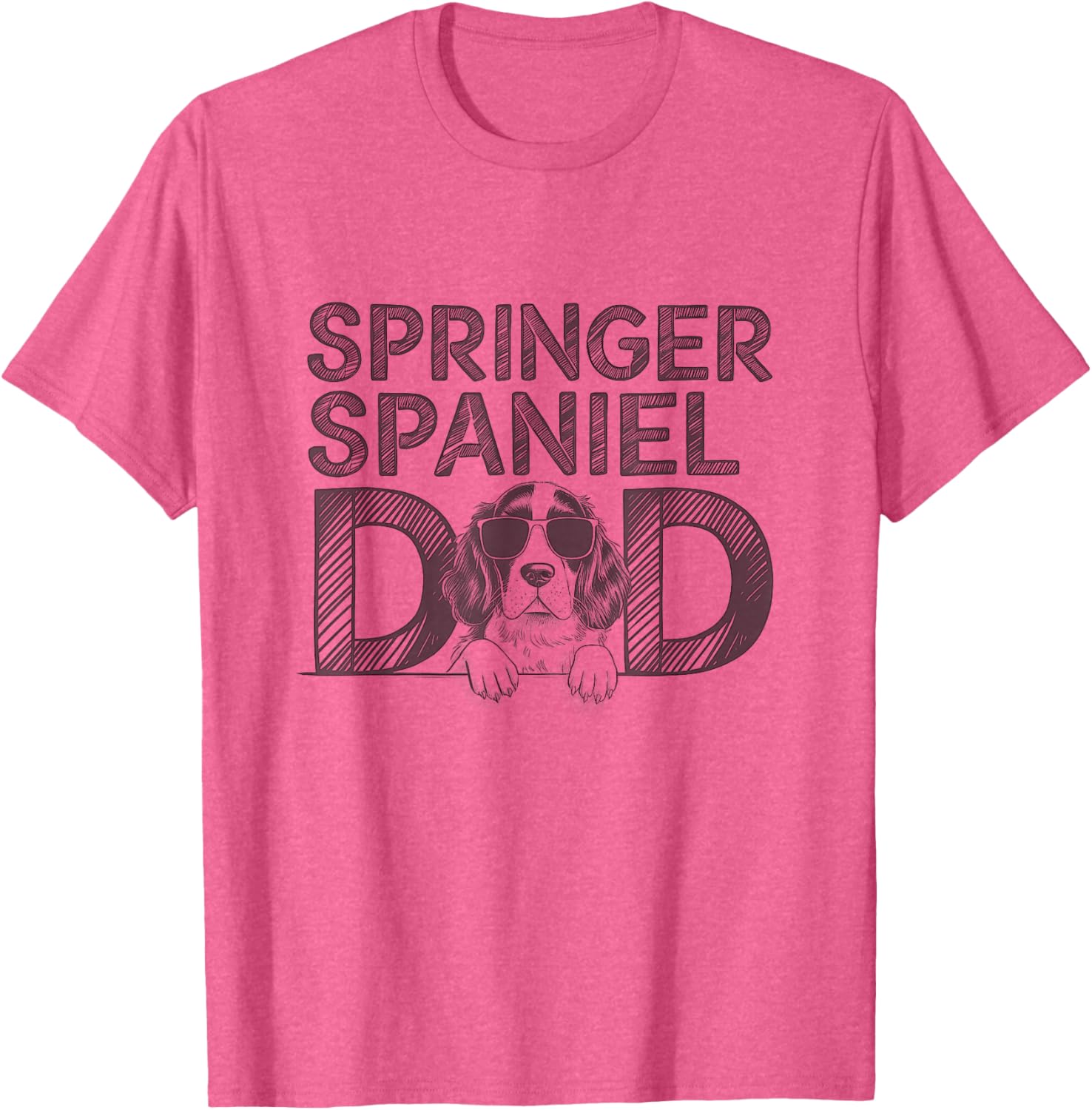 Cute English Springer Spaniel Dad T-Shirt Perfect for Dog Lovers - 6