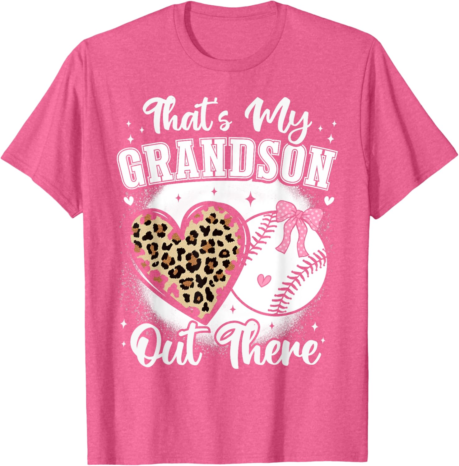 Cheer Grandma Tshirt for Baseball Nana Proud of Her Grandson - 12