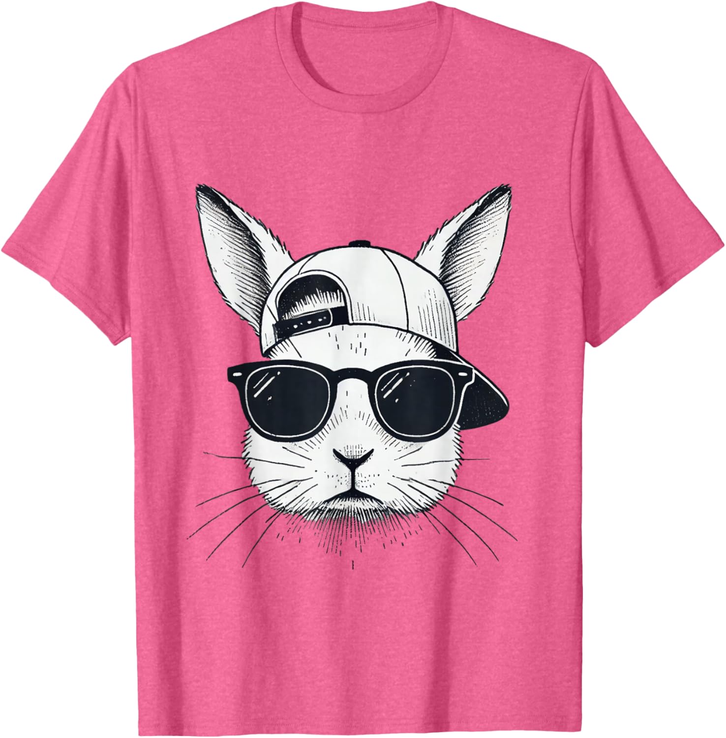 Cool Bunny Face Sunglasses T-Shirt for Easter Fun β Boys, Men, Kids - 22