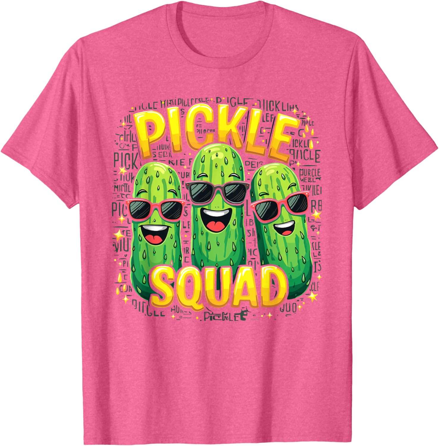 Cute Pickle Squad Shirt Fun Cucumber Jar T-Shirt for Pickle Lovers - 20