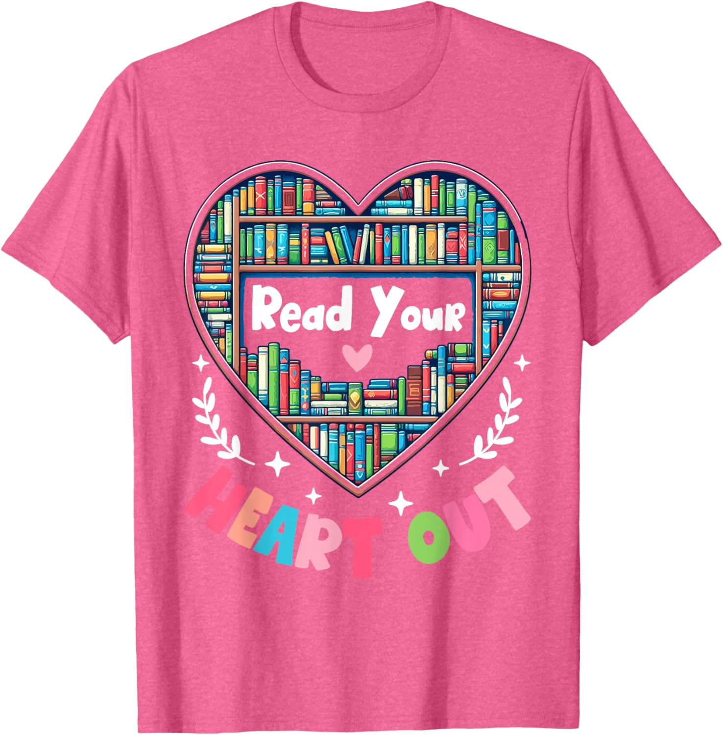 Cute Retro Reading T-Shirt for Women Perfect for Valentine's Day Gift - 3