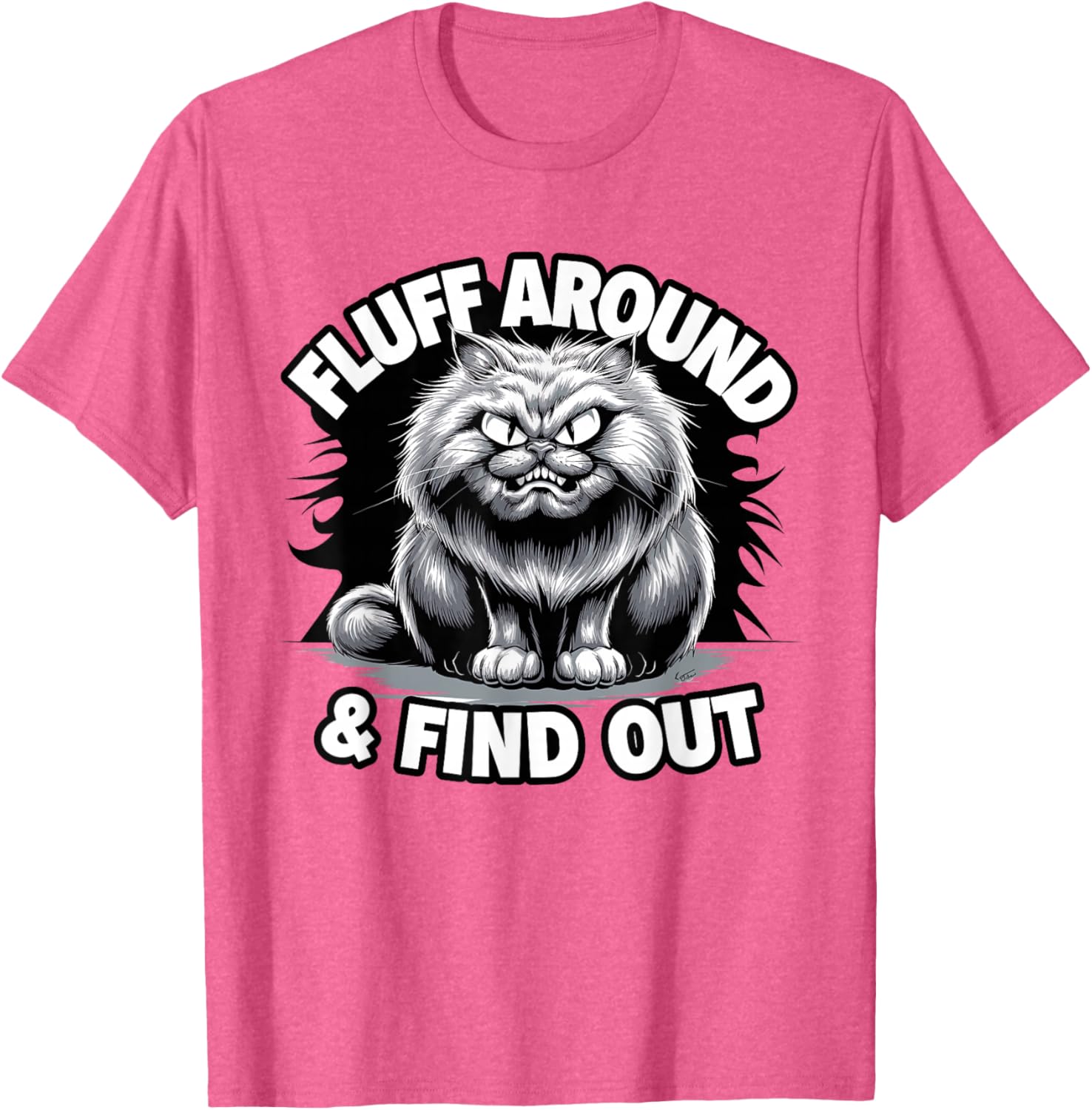 Funny Sarcastic Cat Lady Quote T-Shirt for Pet Lovers and Cat Moms - 7