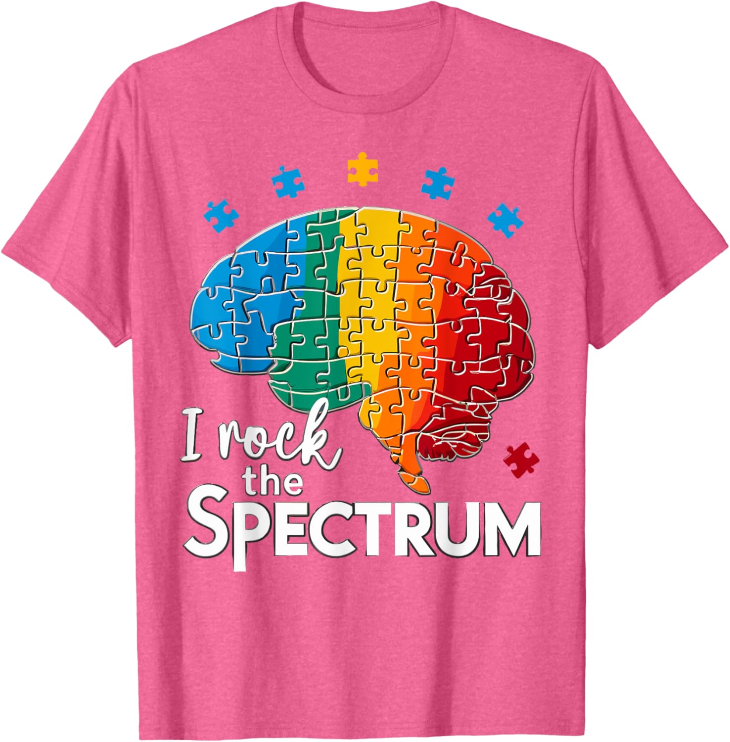 Cute Autism Awareness T-Shirt for Toddlers I Rock The Spectrum Design - 18