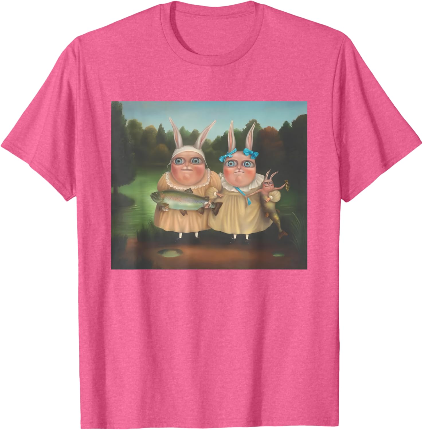 Cute Easter Bunny T-Shirt for Rabbit Lovers by Irena Aizen - 15