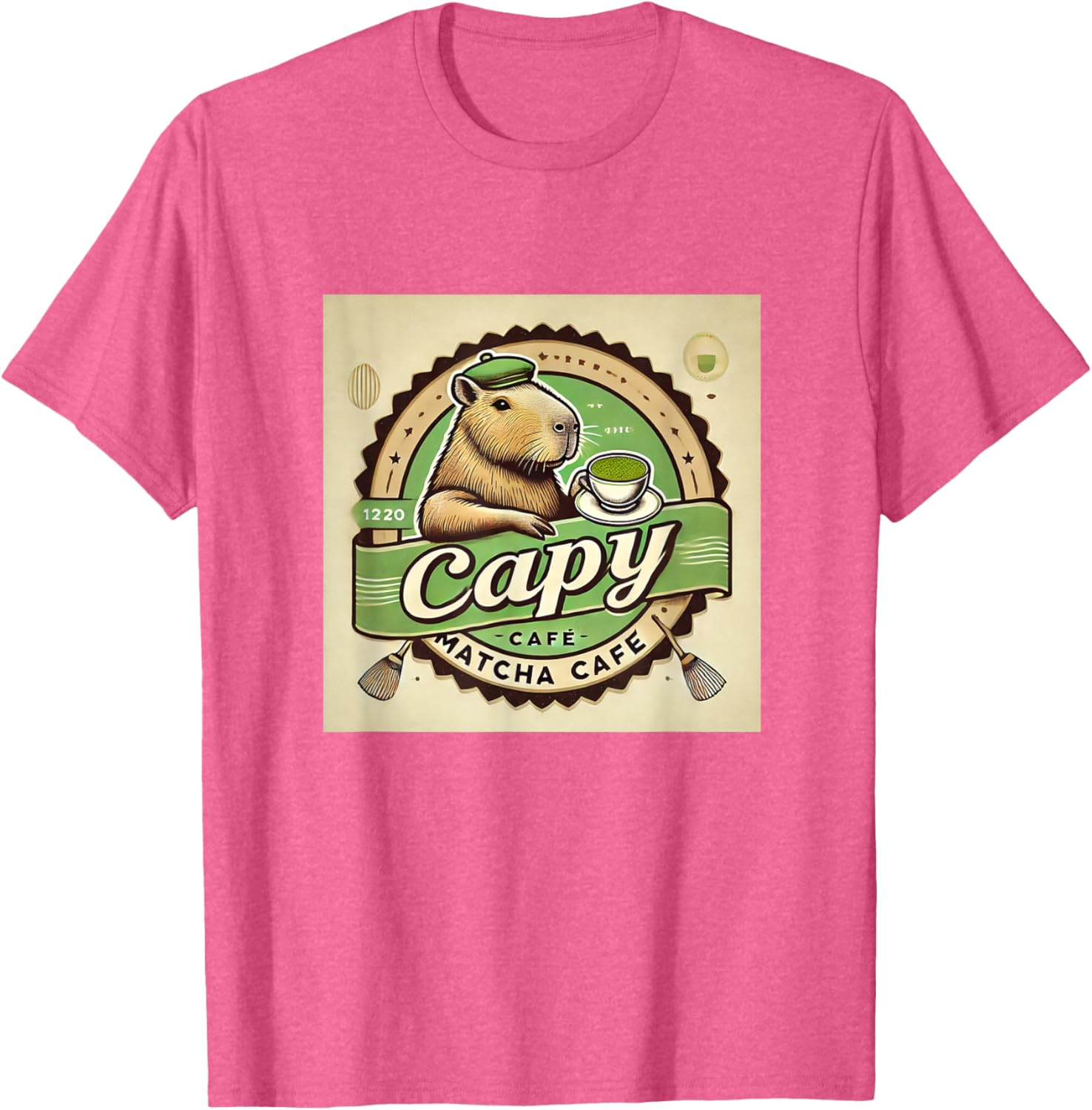 Capybara Cafe Coffee and Tea Lover T-Shirt for Animal Enthusiasts - 5