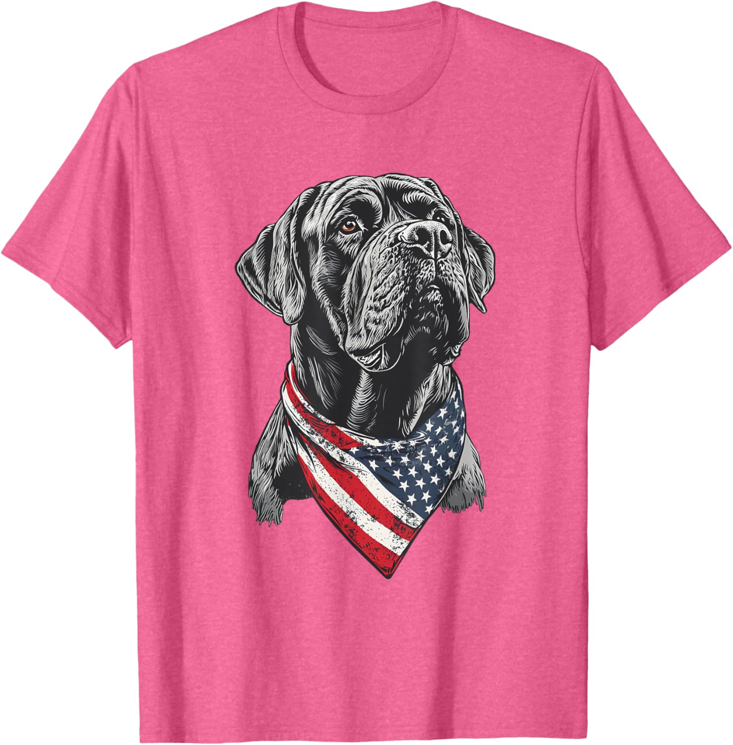 English Mastiff American Flag T-Shirt for Dog Lovers and Patriotism - 13