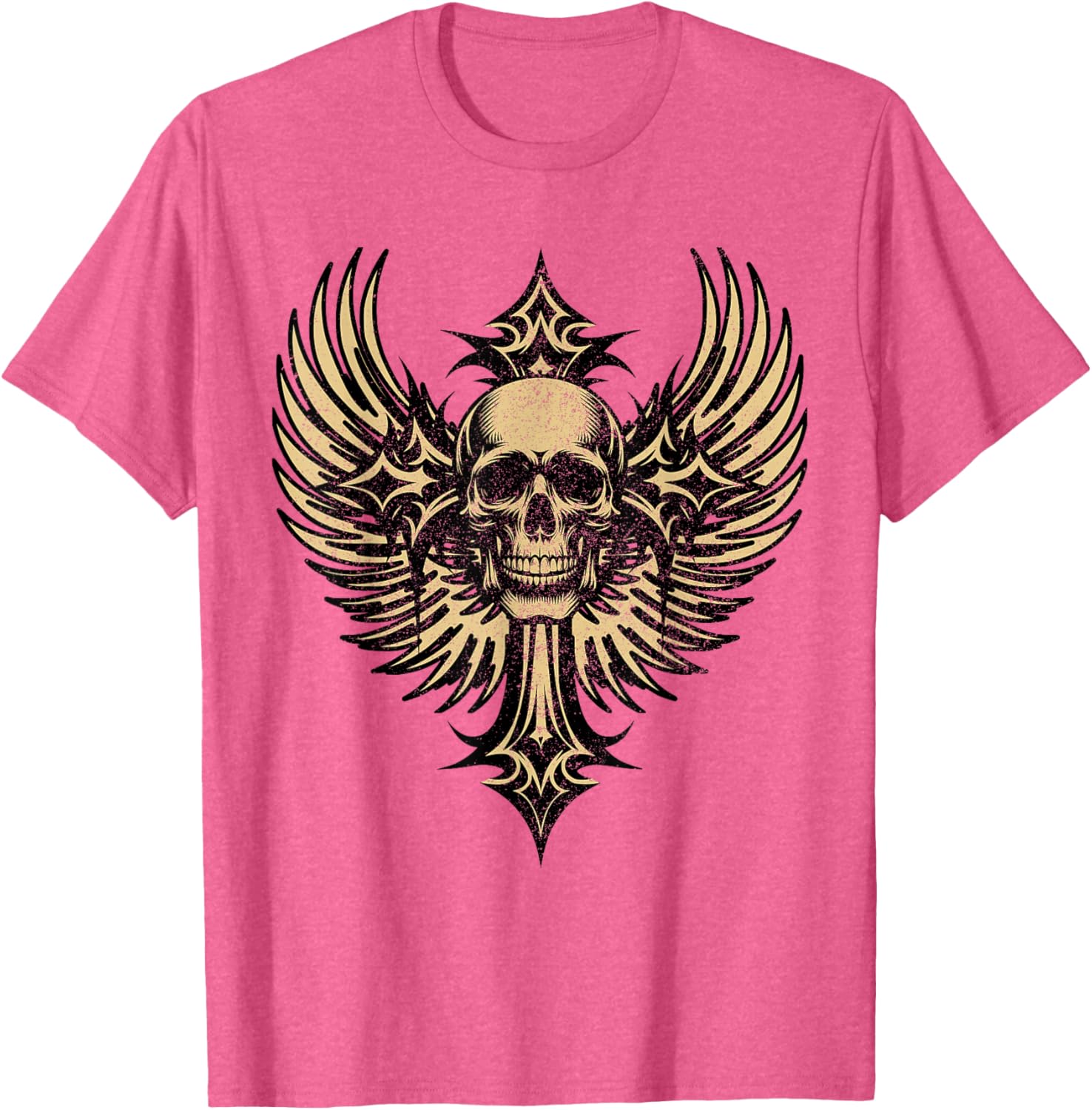 Grunge Skull Cross Gothic Aesthetic T-Shirt for Stylish Individuals - 21