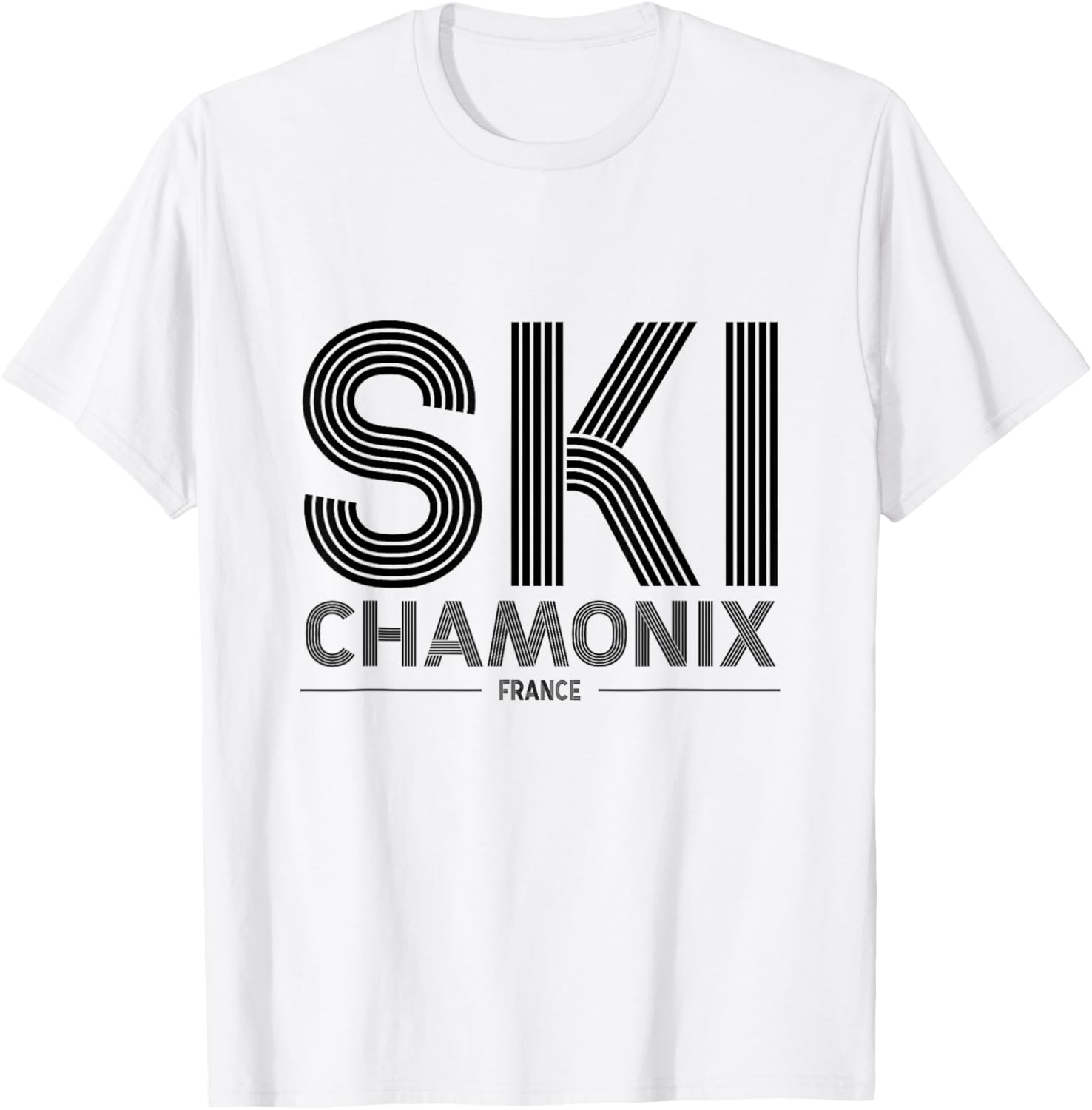 Chamonix Ski Resort T-Shirt for Ski Lovers in the French Alps - 4