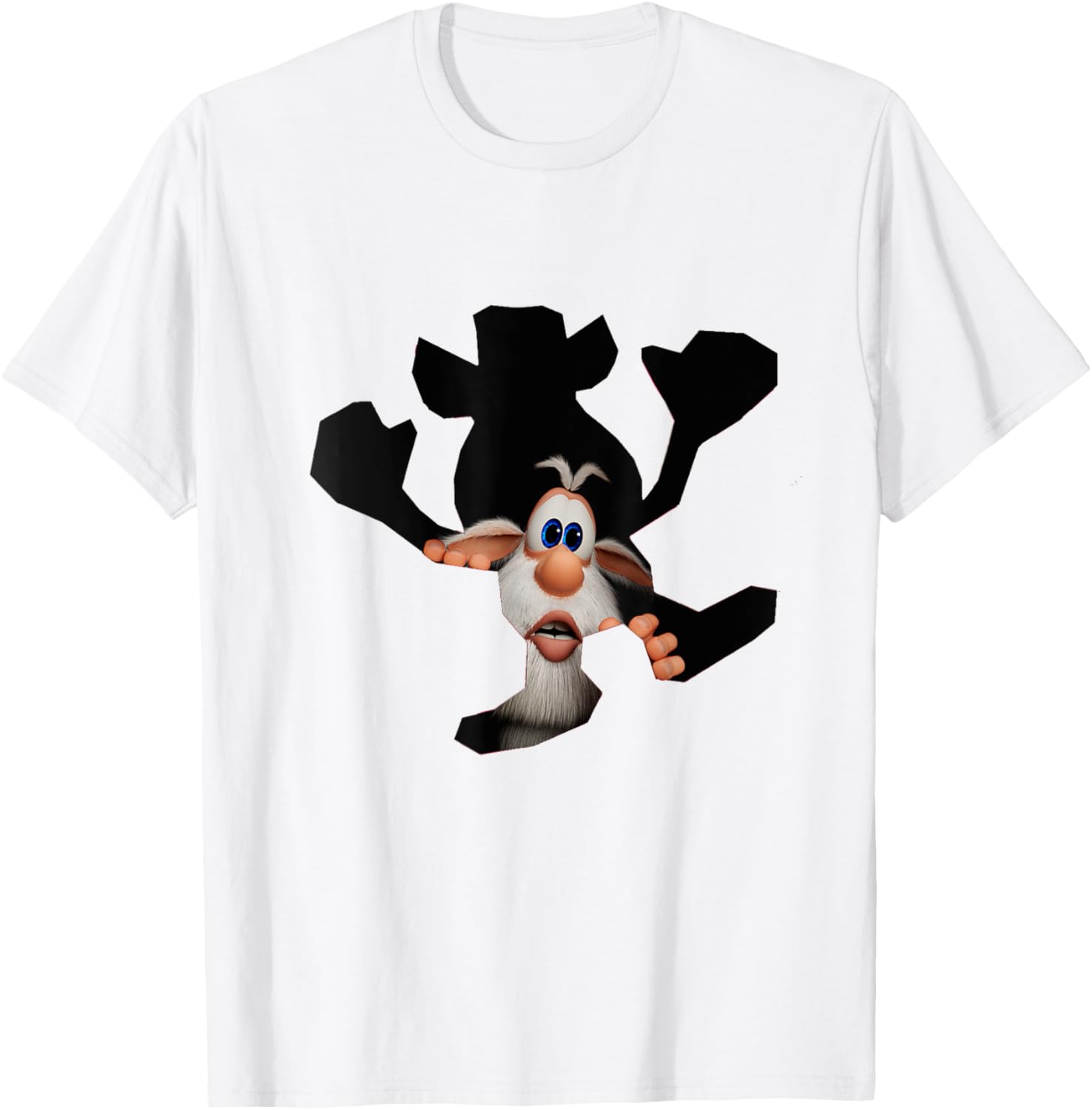 Cool Wall Hole Booba T-Shirt for Unique Casual Style and Comfort - 22