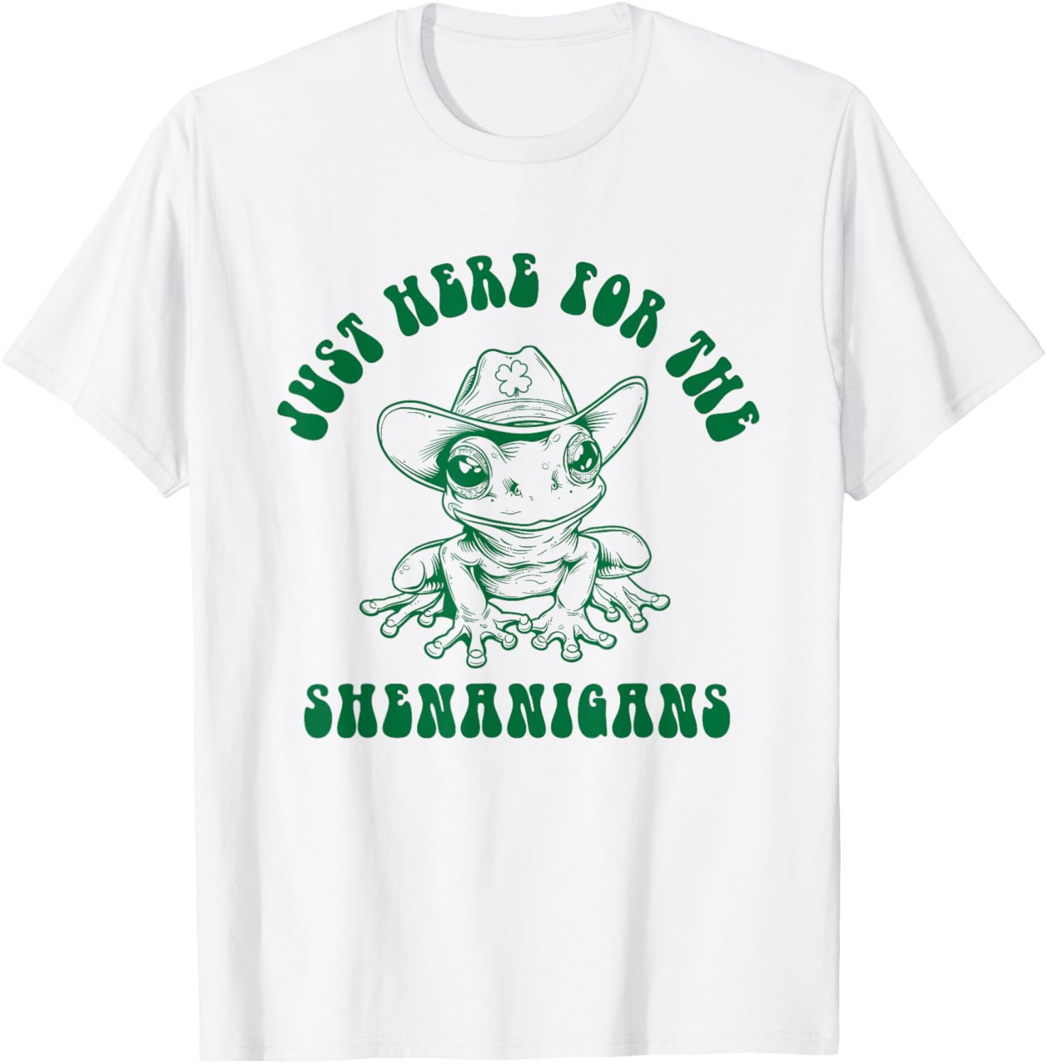 Frog Cowboy Hat St Patricks Day T-Shirt for Fun Shenanigans - 2