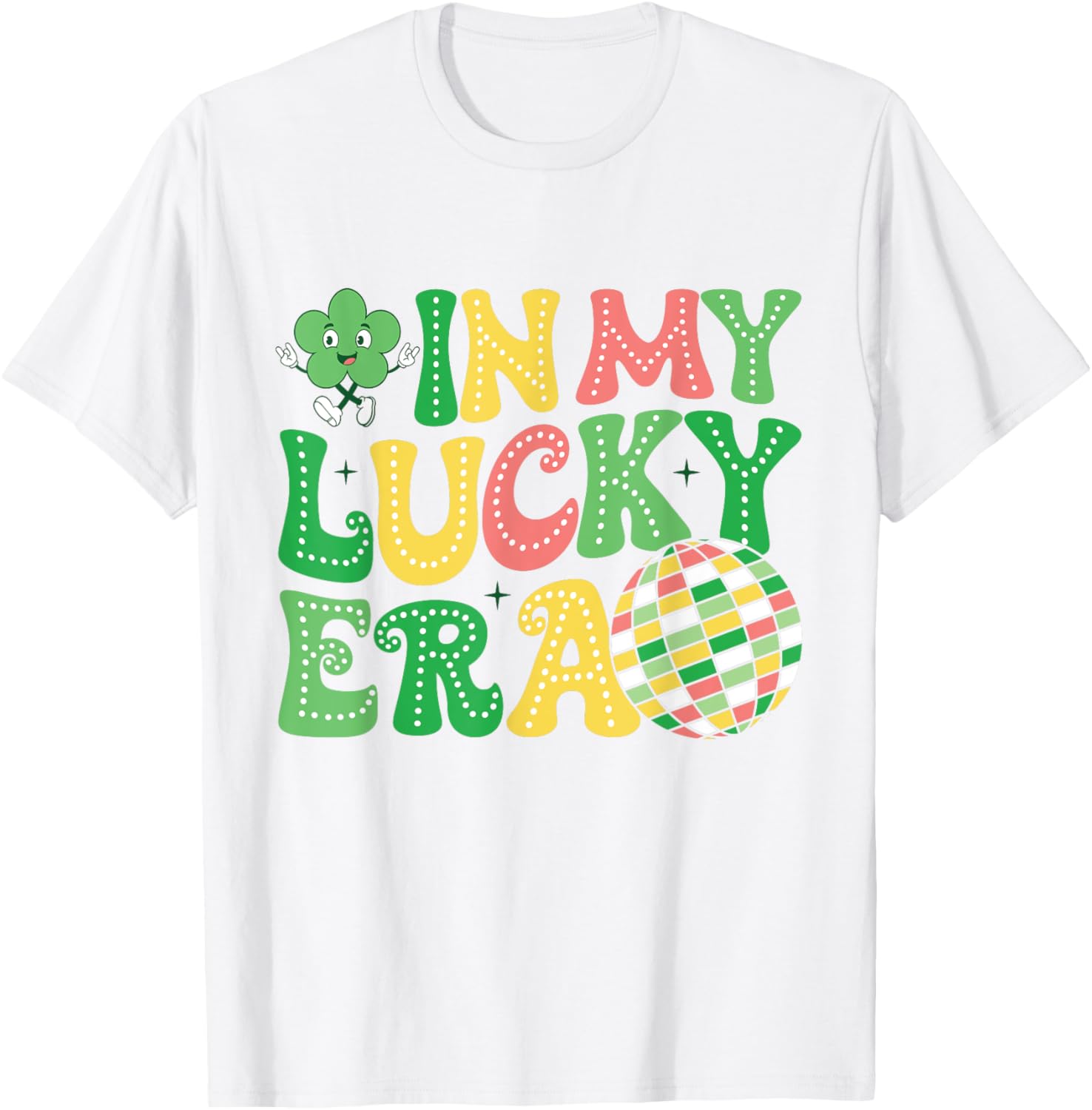 Funny St Patricks Day Shamrock T-Shirt for Kids - Lucky Era Design - 7