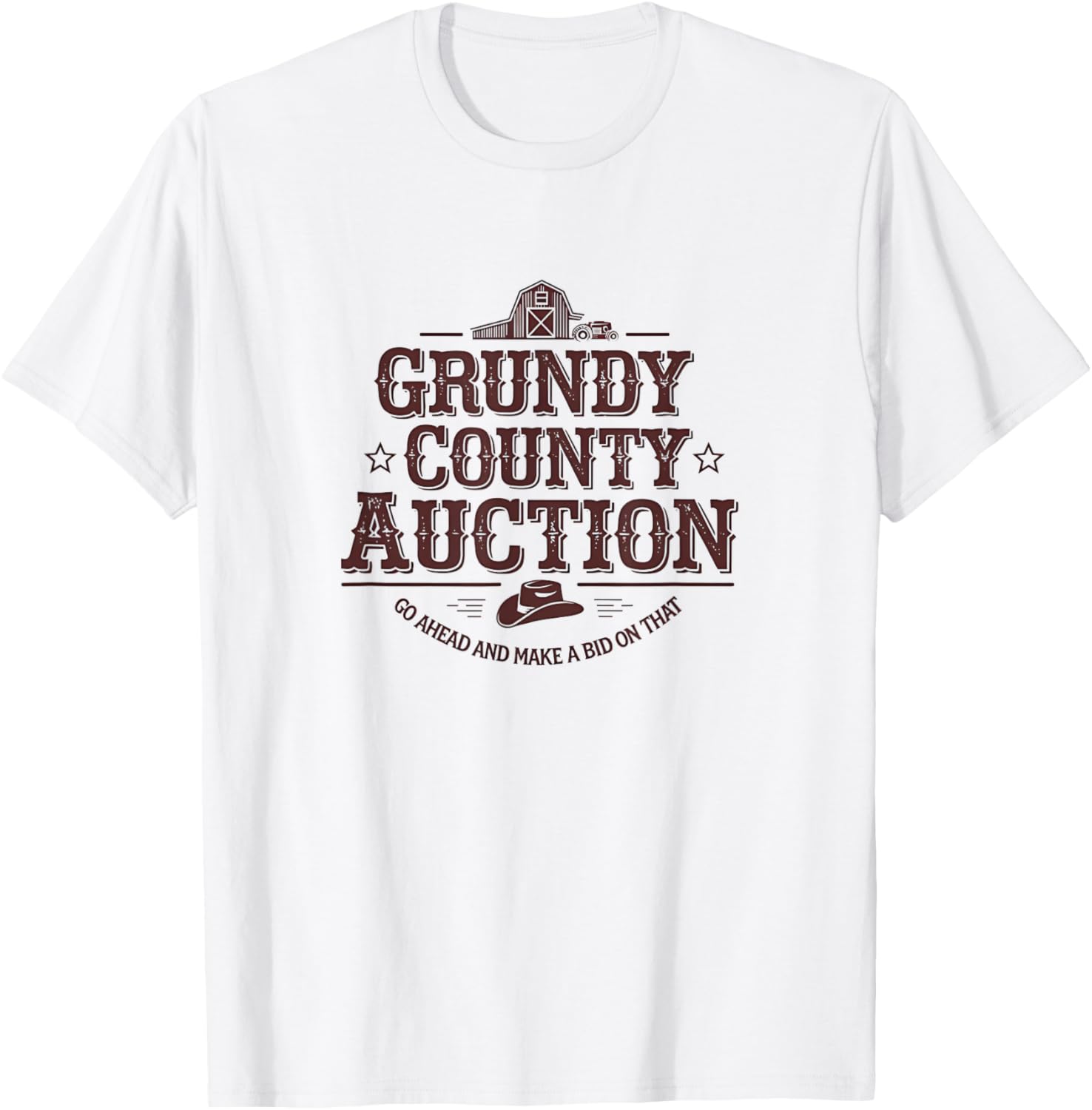 Grundy County Auction T-Shirt for Casual Style and Comfort - 2