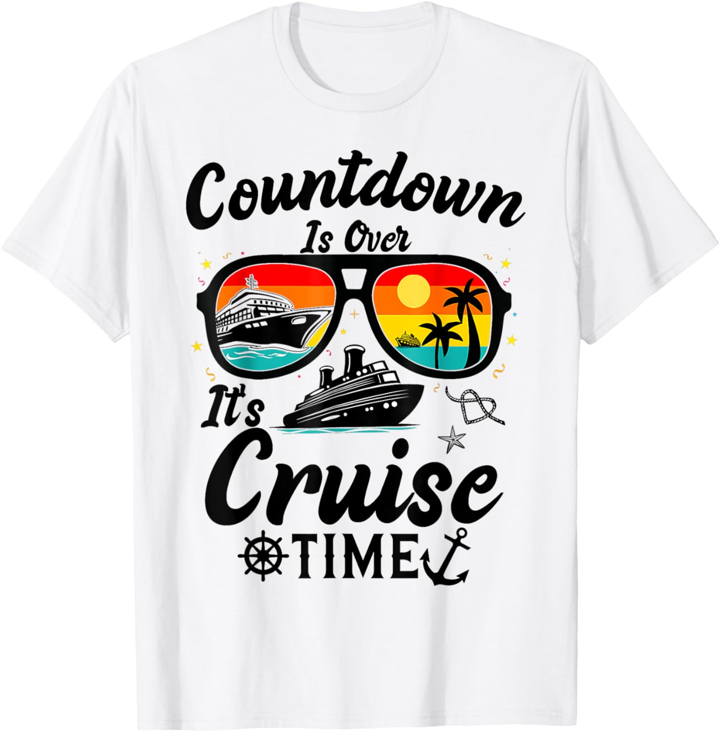 Cruise Time Countdown T-Shirt for Men and Women - Fun Vacation Apparel - 17