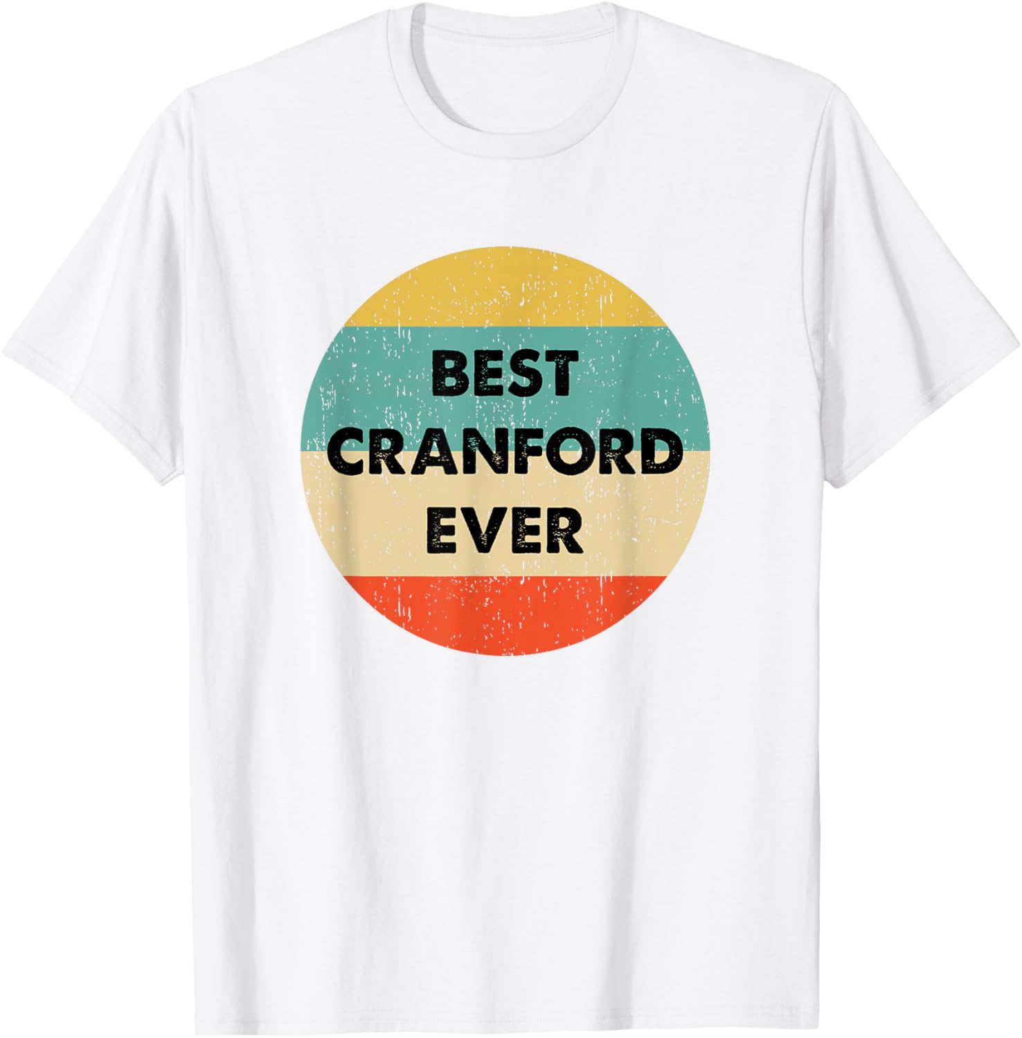 Cranford Name T-Shirt for Stylish Comfort in Clothing and Jewelry - 17
