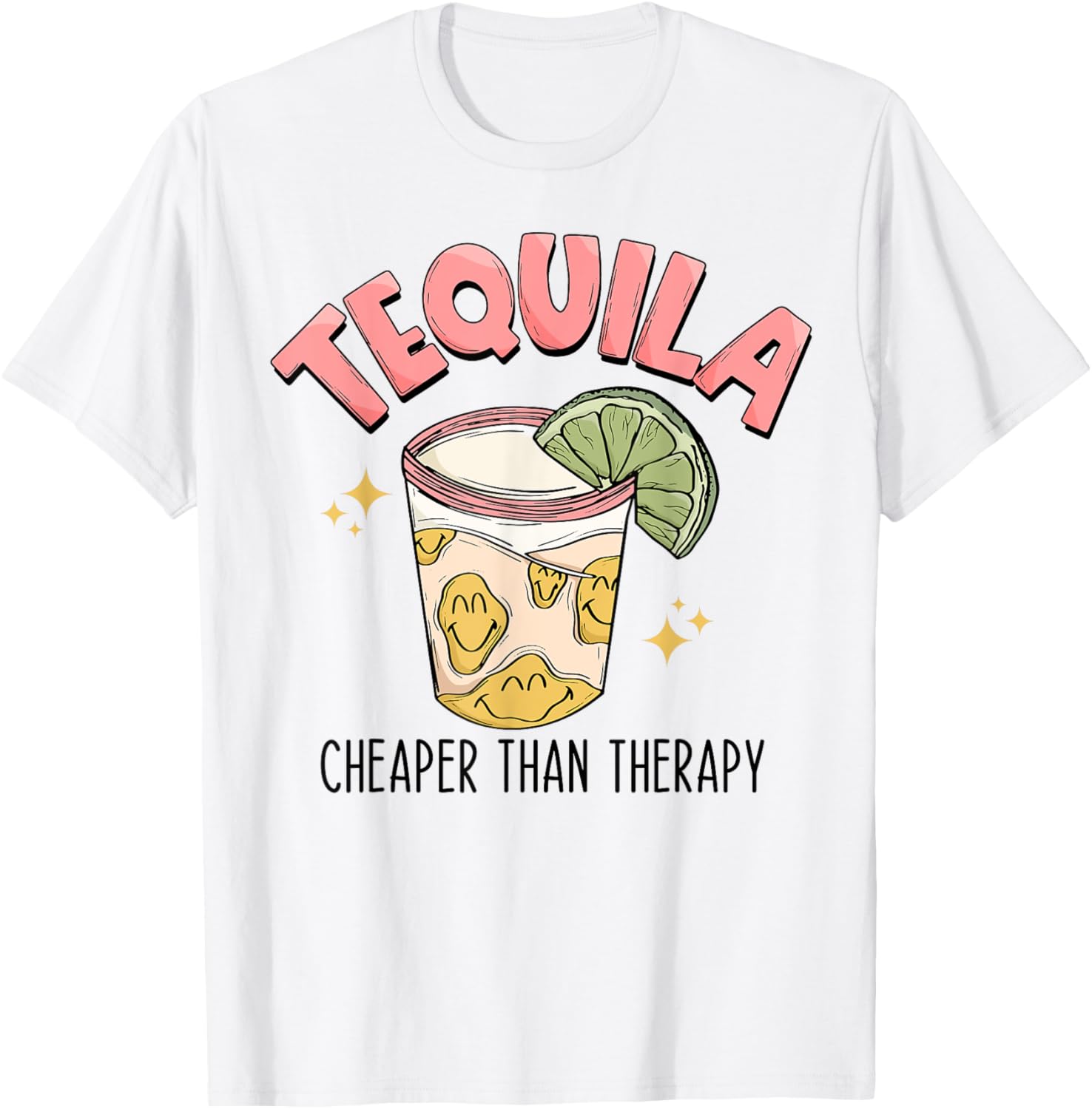 Funny Tequila Therapy T-Shirt for Fun Mexican Style Drinking Lovers - 2
