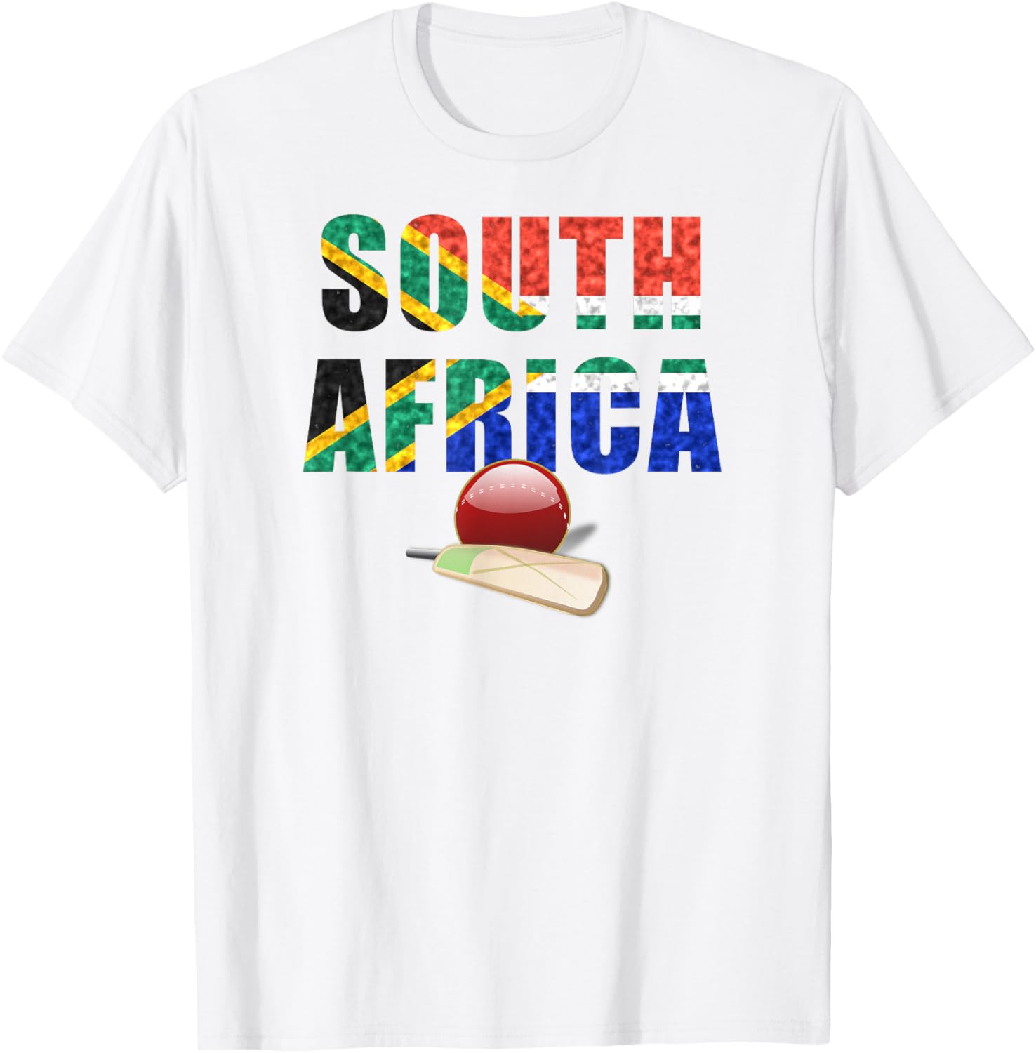 Cricket South Africa Flag T-Shirt Perfect for Fans and Players - 2