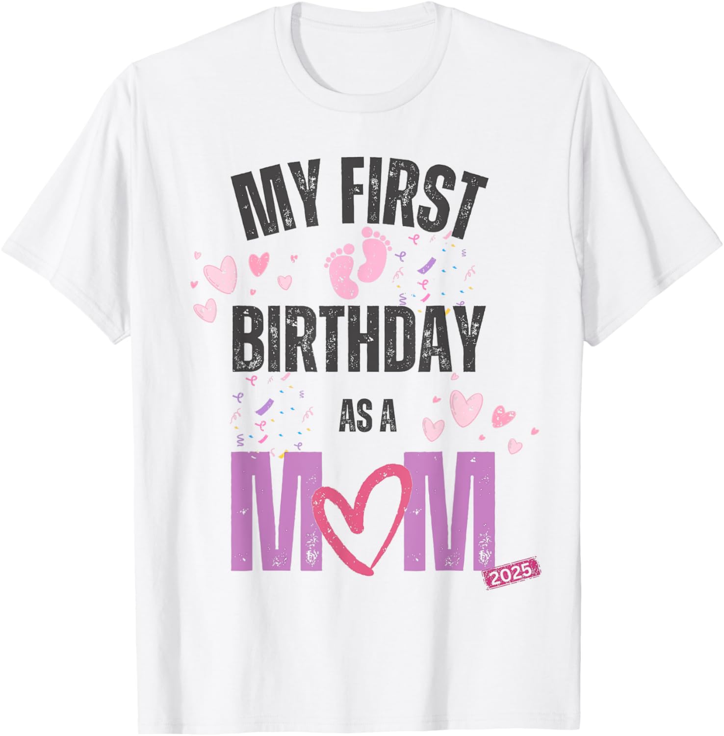 Cute First Birthday T-Shirt for Mom of Little Girl - Perfect Gift! - 1