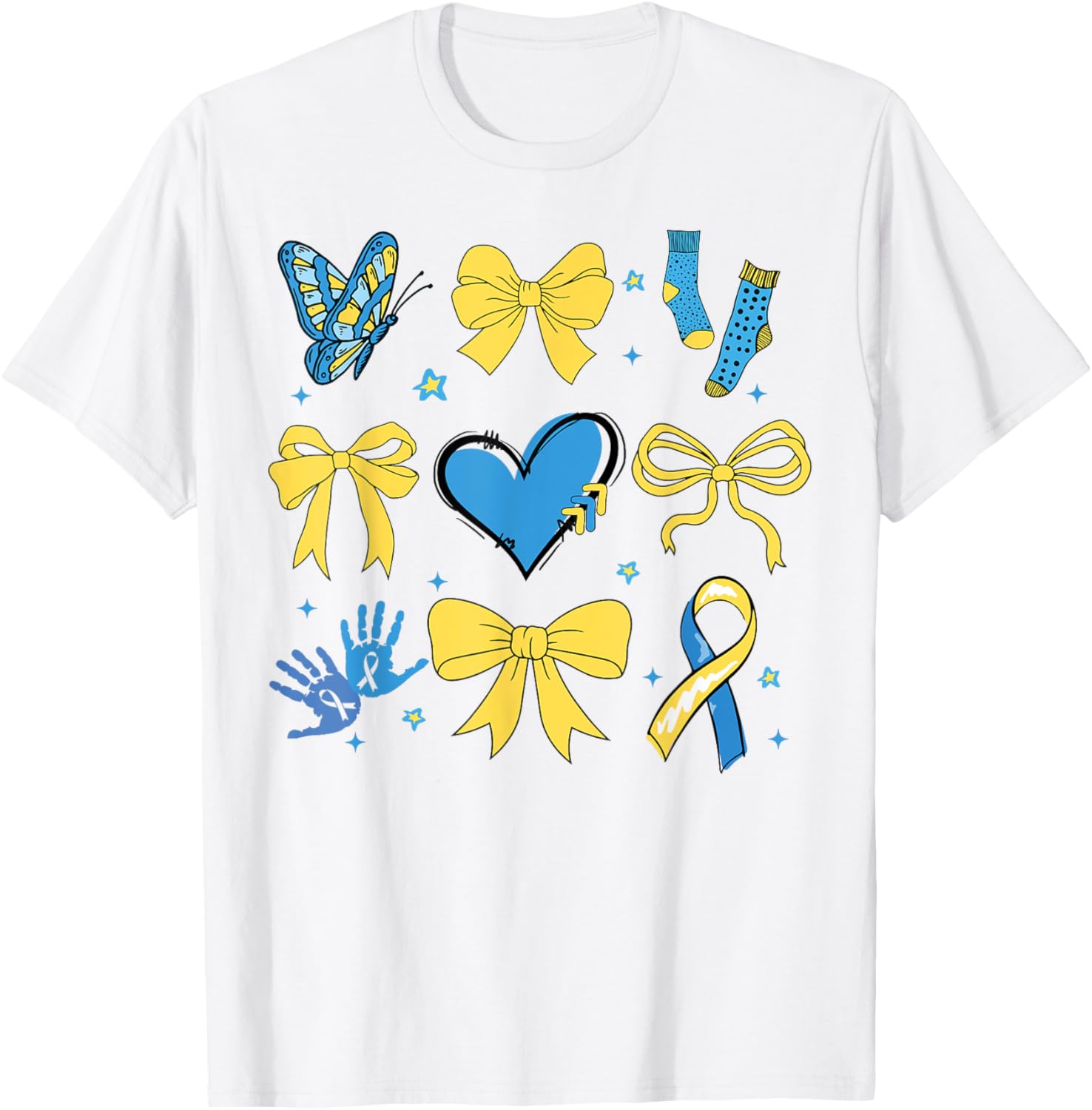 Coquette Bow T-Shirt for Girls - Trisomy 21 Down Syndrome Awareness - 9