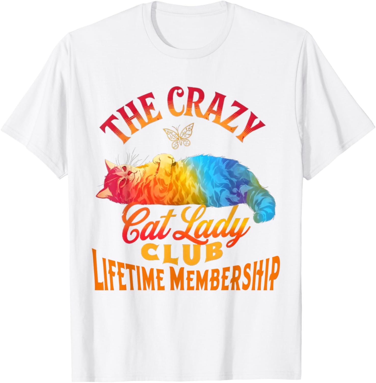 Crazy Cat Lady Club T-Shirt for Cat Lovers - Fun and Stylish Apparel - 6