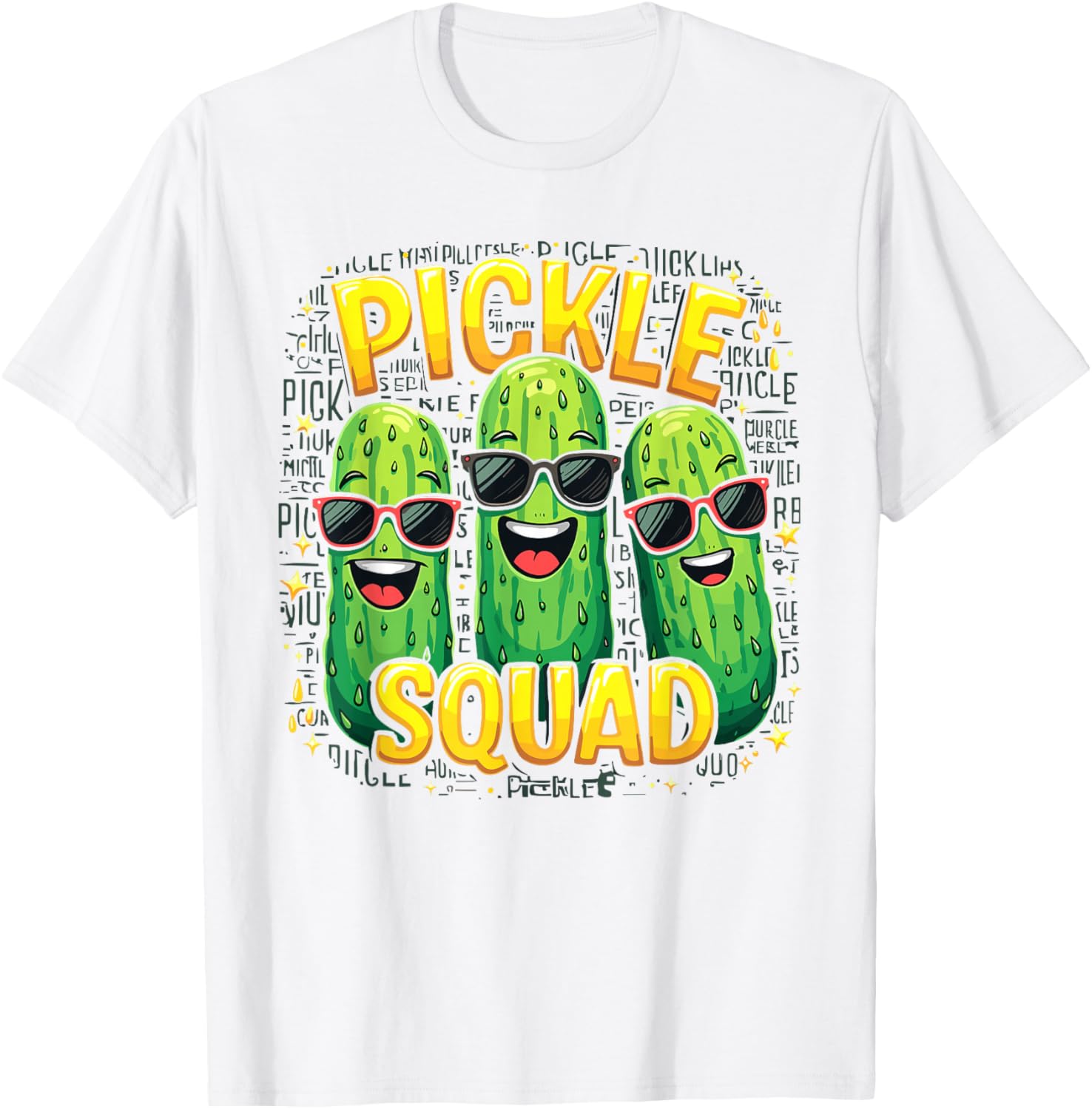 Cute Pickle Squad Shirt Fun Cucumber Jar T-Shirt for Pickle Lovers - 10