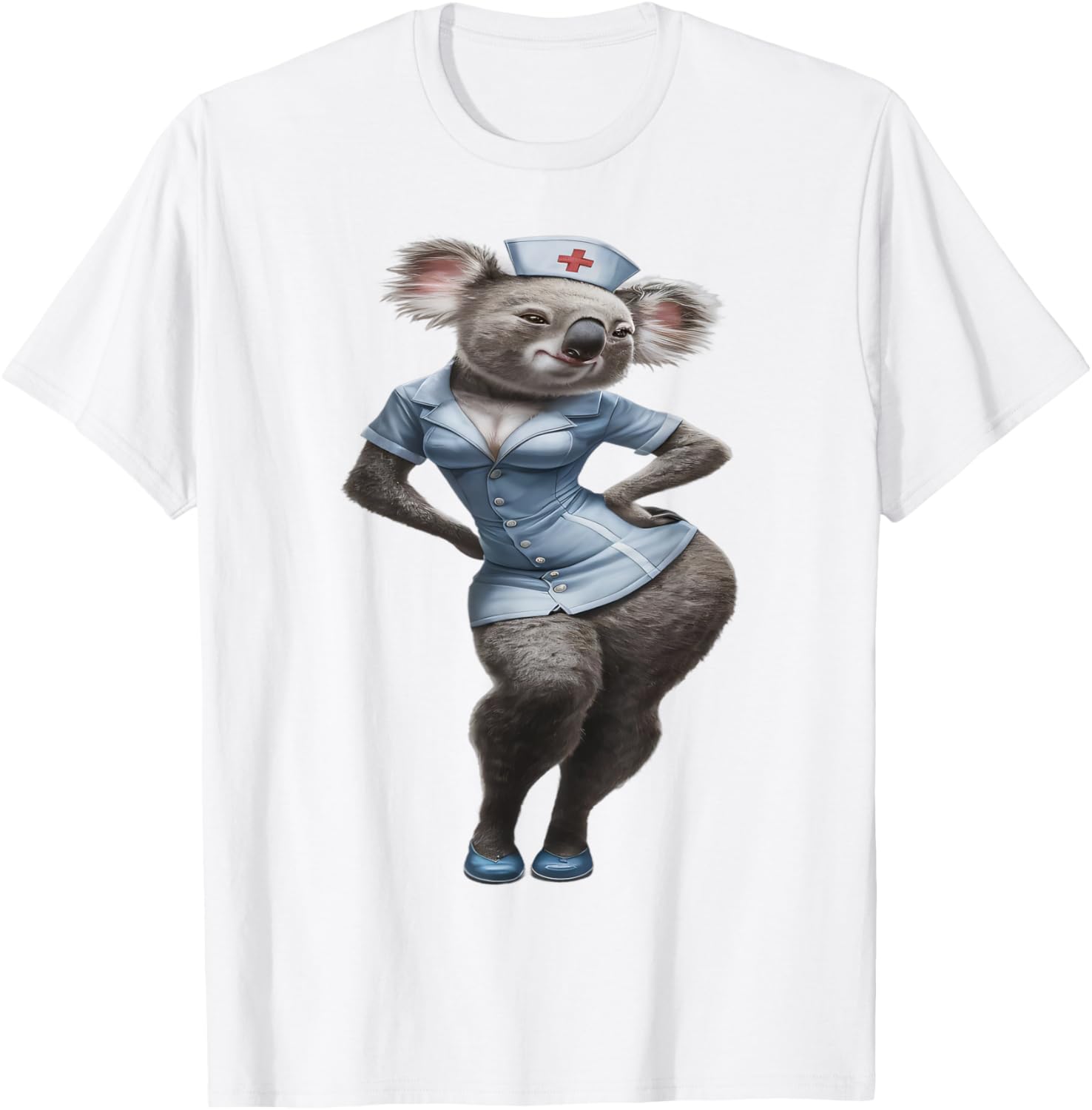 Funny Koala Nurse T-Shirt for Men and Women - Cute and Comfy Apparel - 4