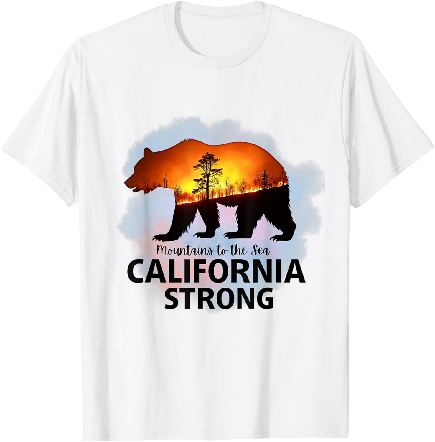 California Strong Bear T-Shirt for Nature Lovers and Adventurers - 9