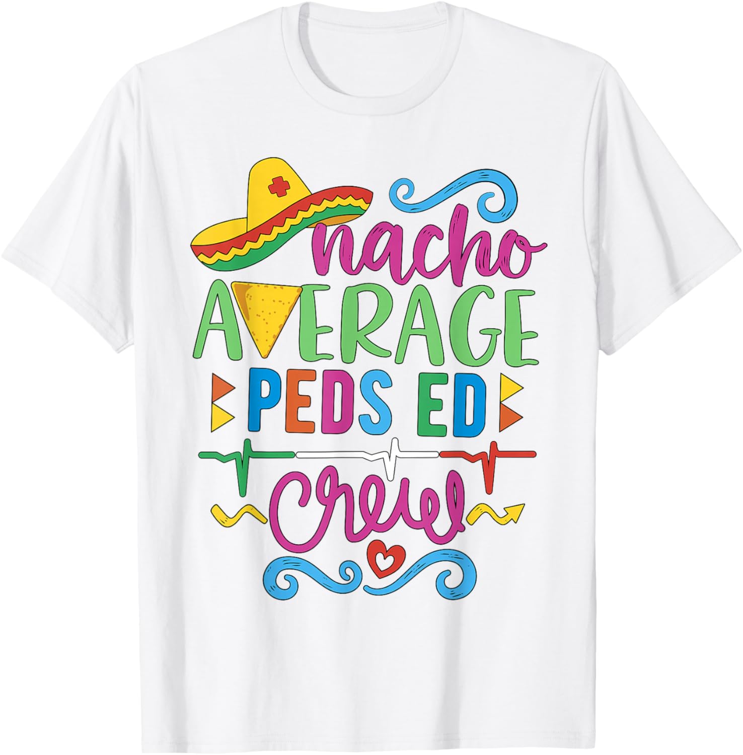 Emergency Nurse Techs Peds ED Crew T-Shirt for Pediatric Healthcare Heroes - 17