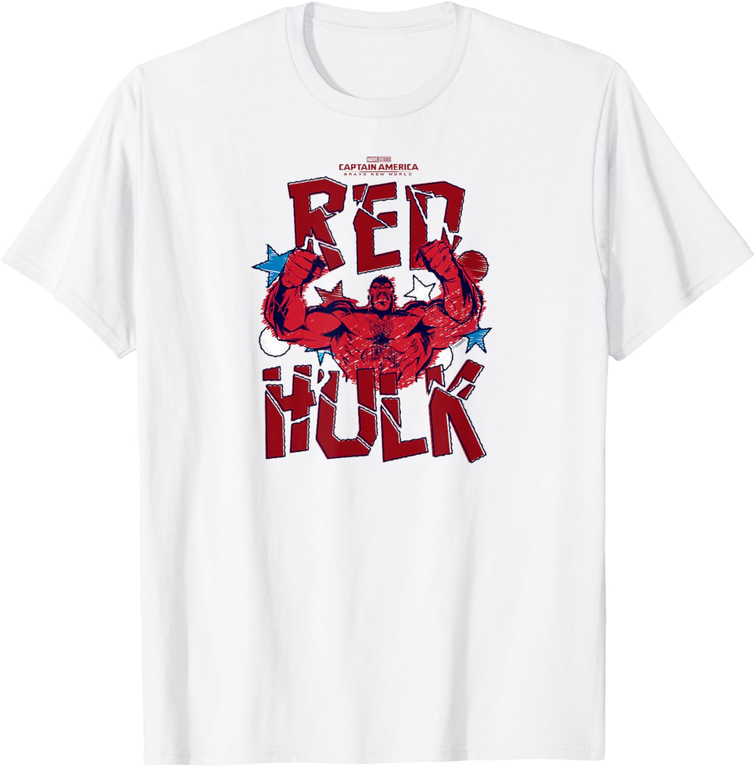 Captain America Brave New World Red Hulk Scribble T-Shirt for Fans - 10