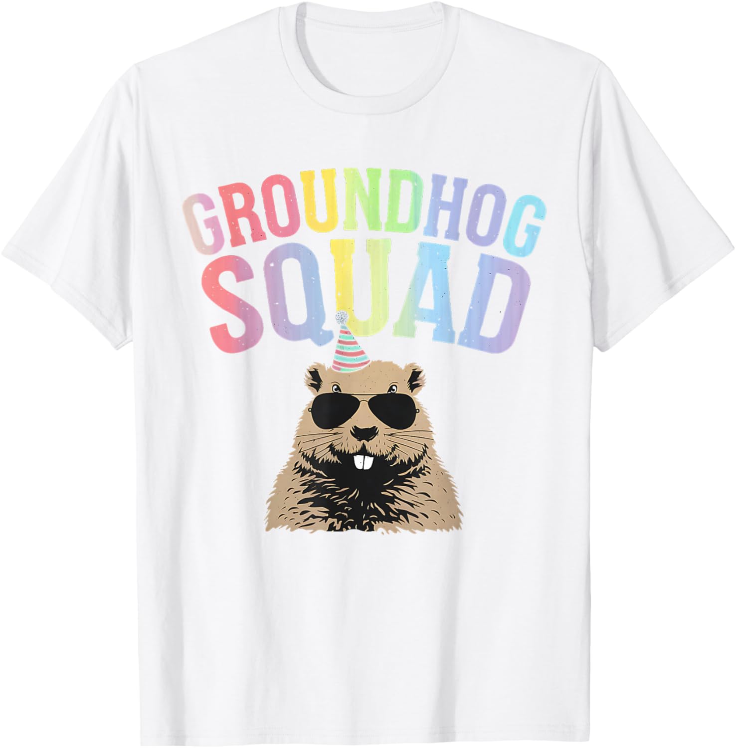 Funny Groundhog Squad T-Shirt for Happy Groundhog Day Family Fun - 1
