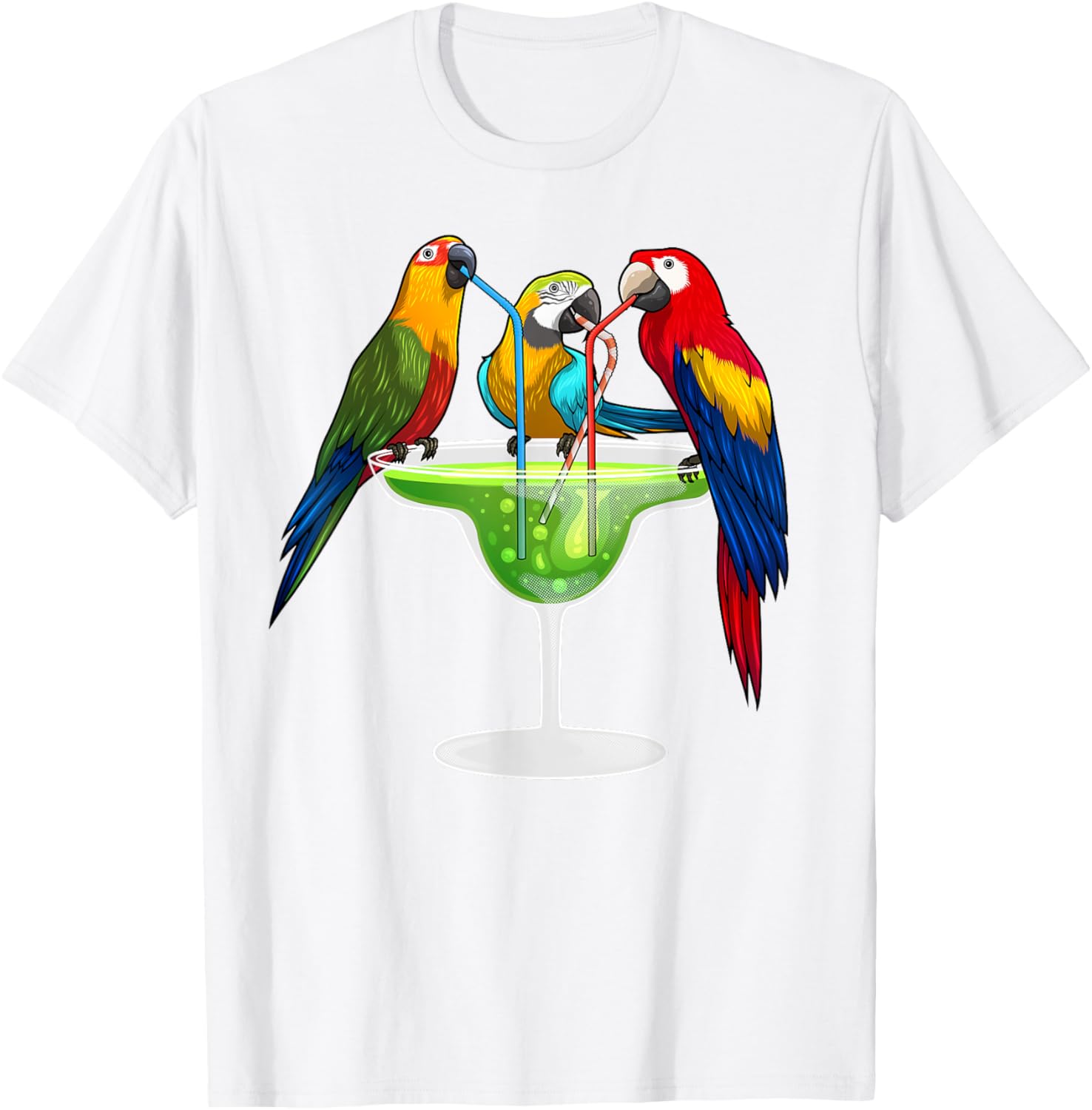 Cool Parrot Art T-Shirt for Bird Lovers - Fun Apparel for All Ages - 8