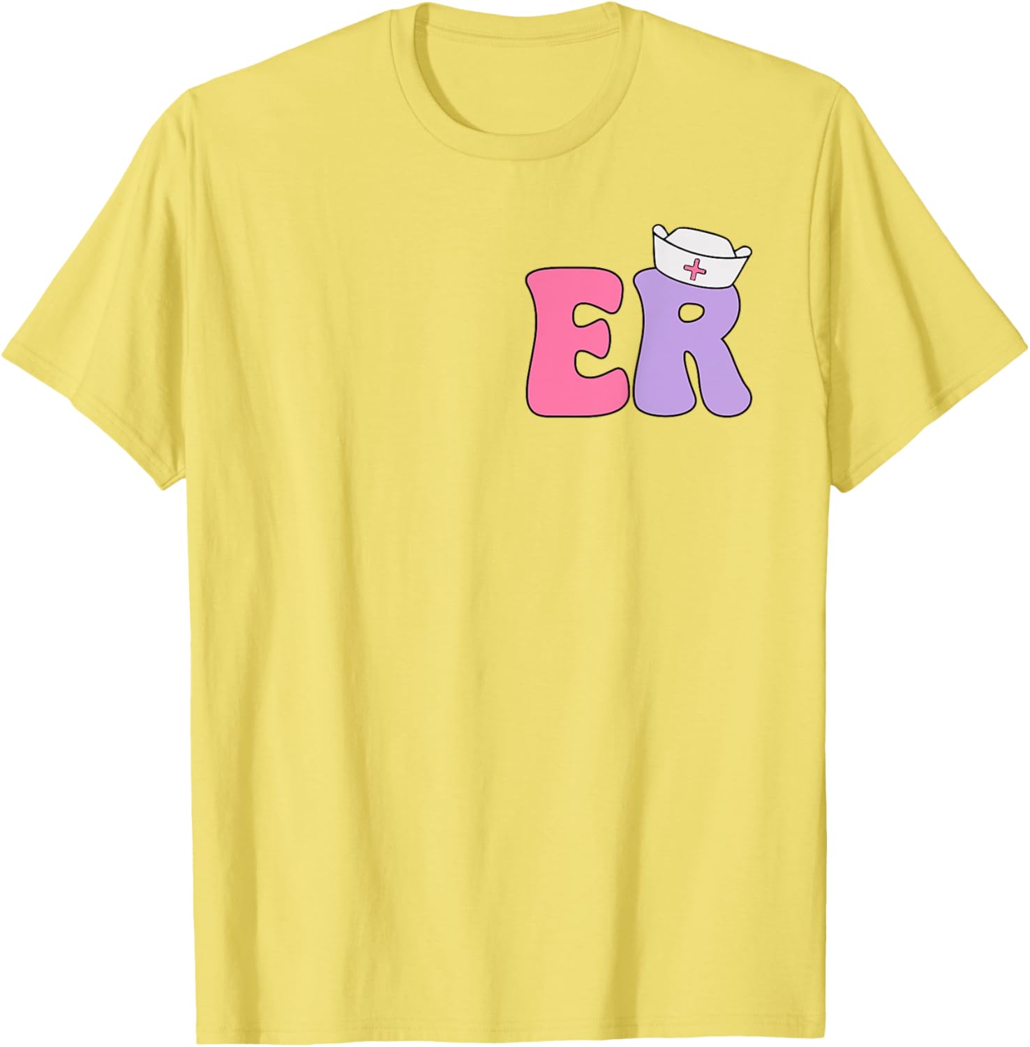 Emergency Nurse T-Shirt for ER Professionals Dual-Sided Design Apparel - 4
