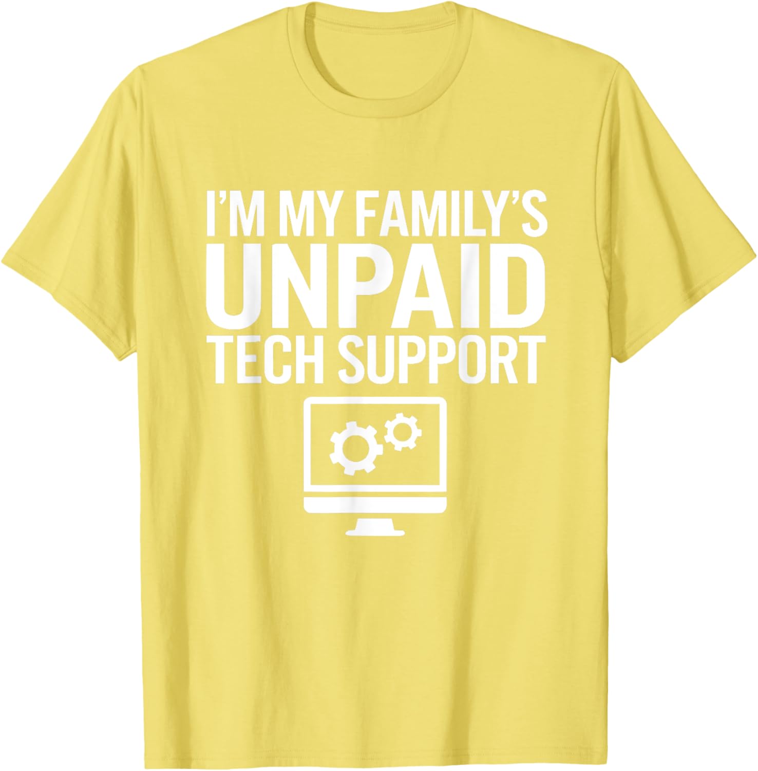 Funny Unpaid Tech Support T-Shirt for Computer Engineers Family Gift - 2