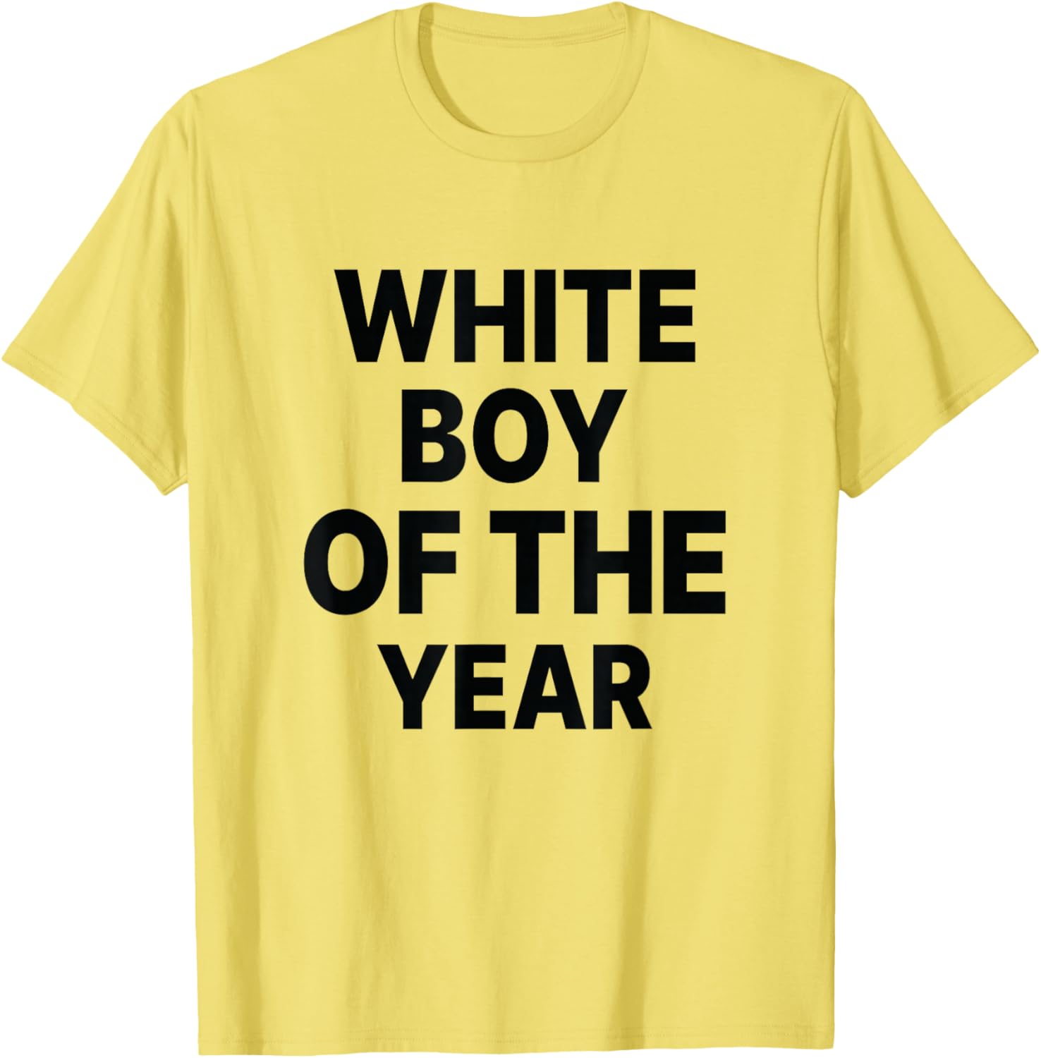 Funny White Boy Of The Year T-Shirt for Casual Style and Fun Wear - 8