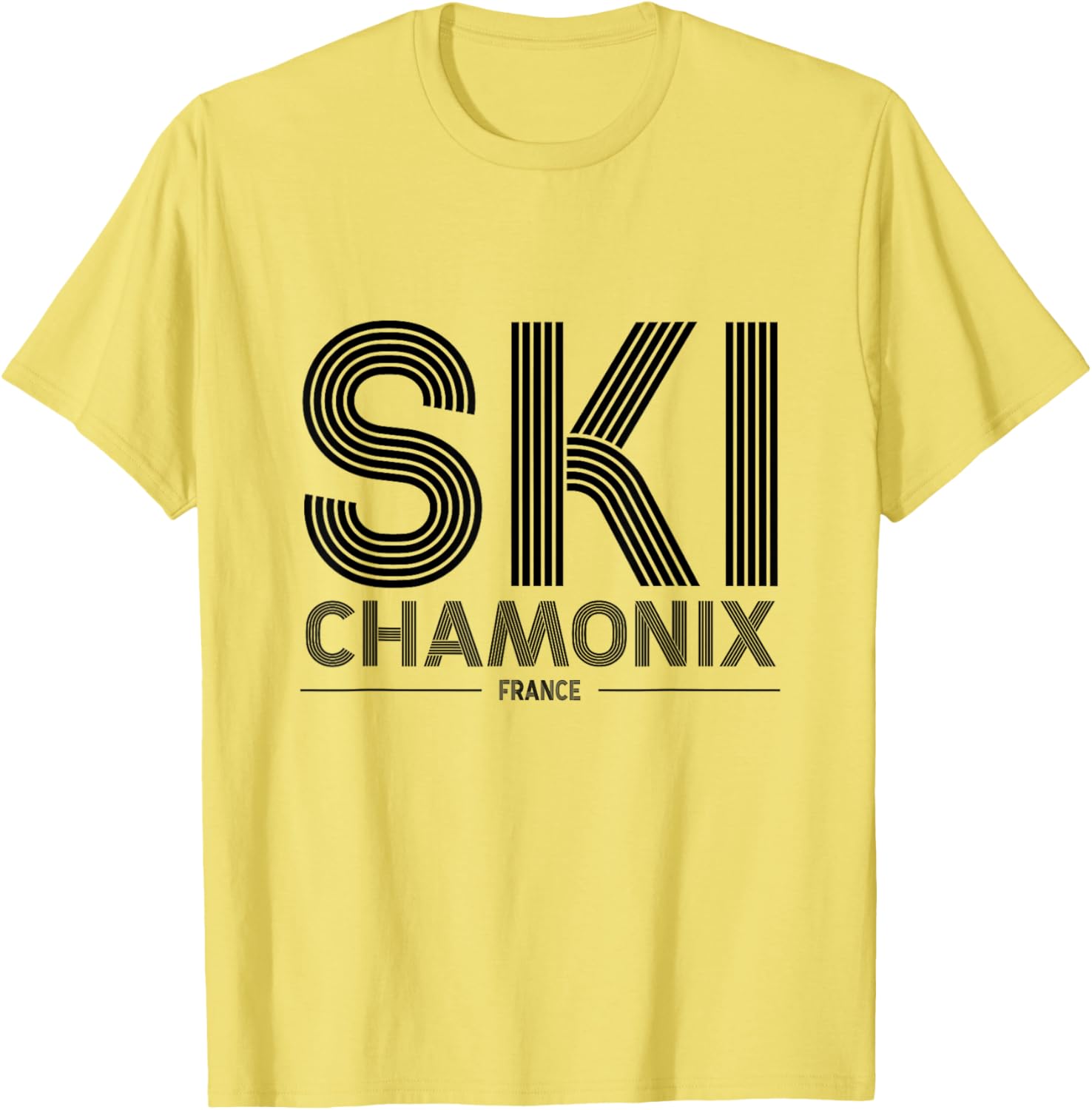 Chamonix Ski Resort T-Shirt for Ski Lovers in the French Alps - 3
