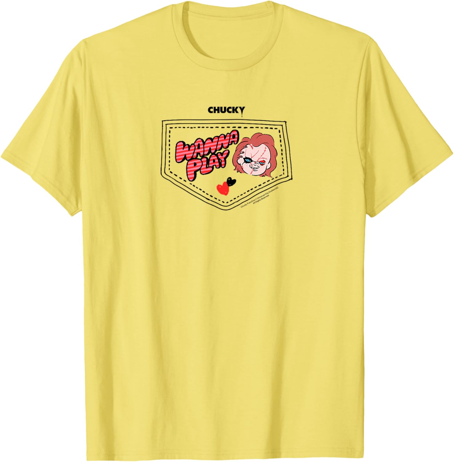 Chucky Wanna Play Faux Pocket T-Shirt for Trendy Kids' Fashion - 13