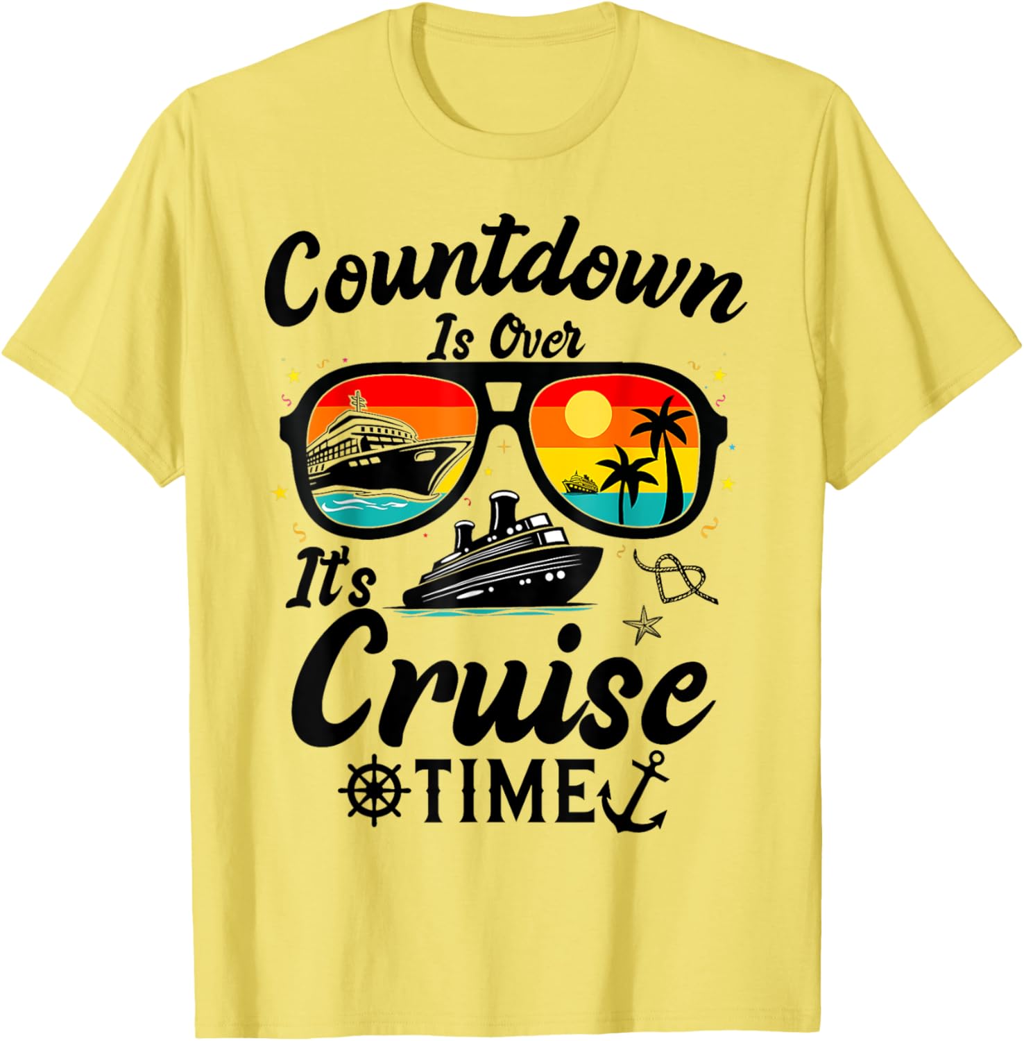 Cruise Time Countdown T-Shirt for Men and Women - Fun Vacation Apparel - 3