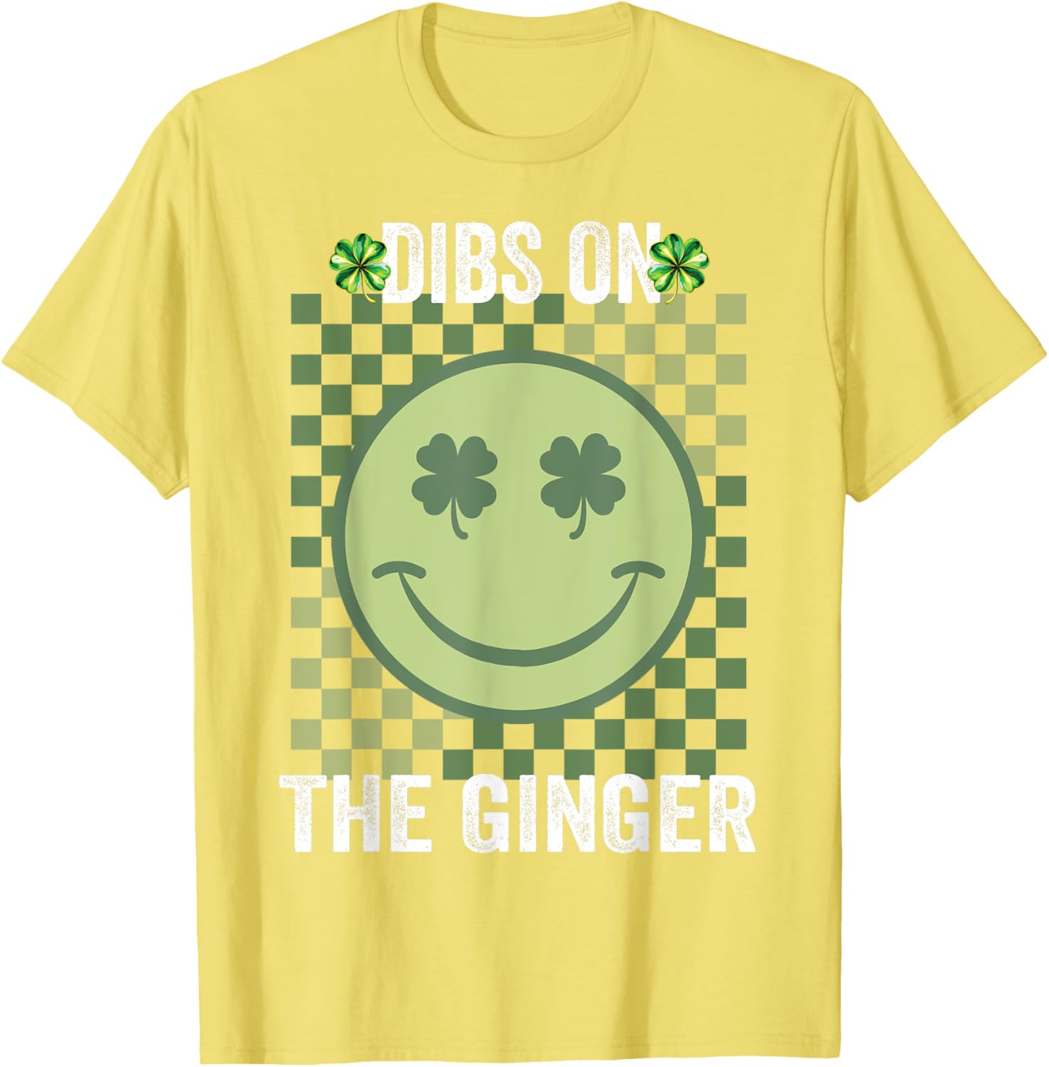 Dibs on the Ginger St Patrick's Shamrock T-Shirt for Women and Girls - 24
