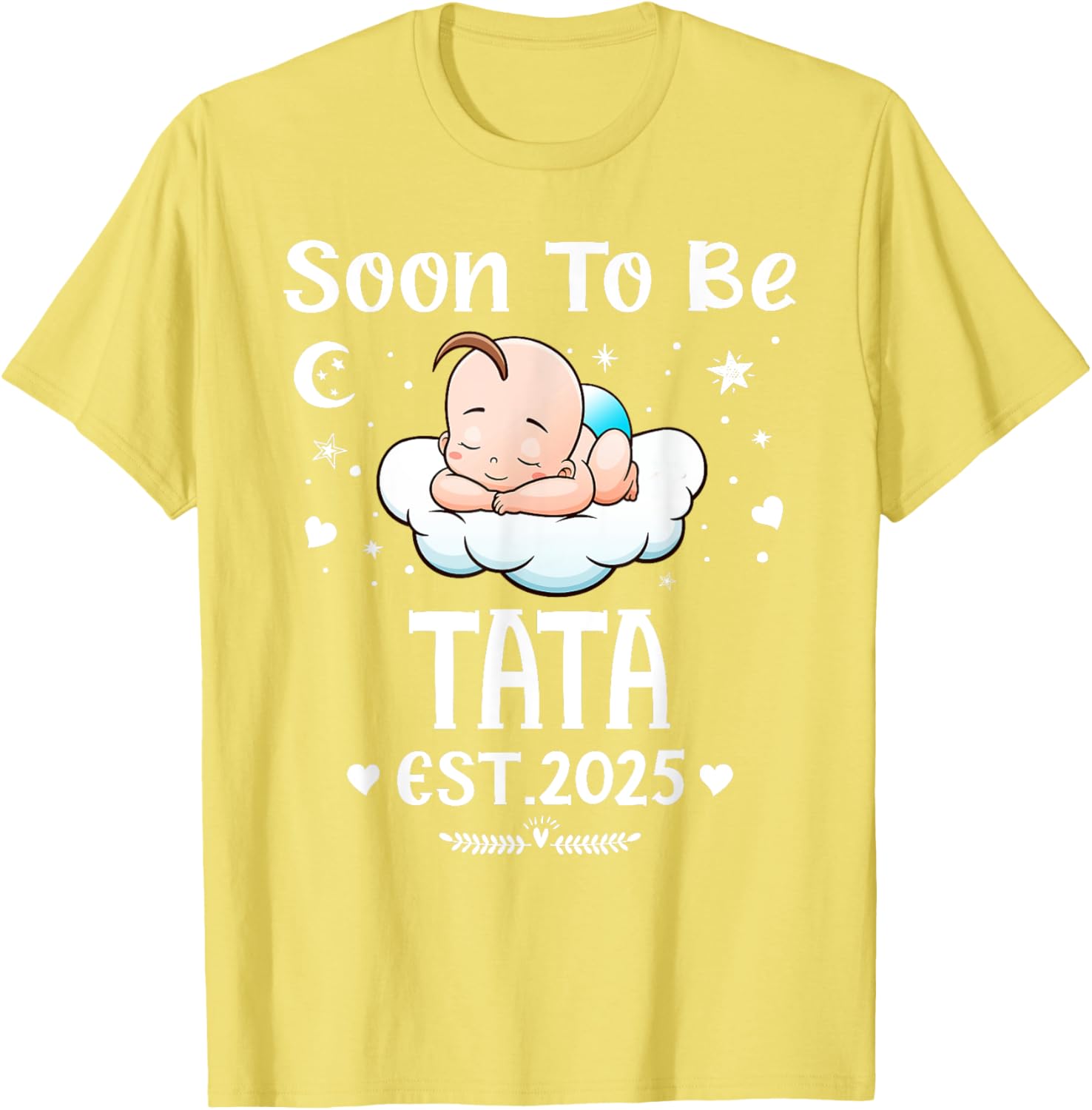 Cute Hearts Father's Day T-Shirt for 2025 by Soon To Be Tata - 10